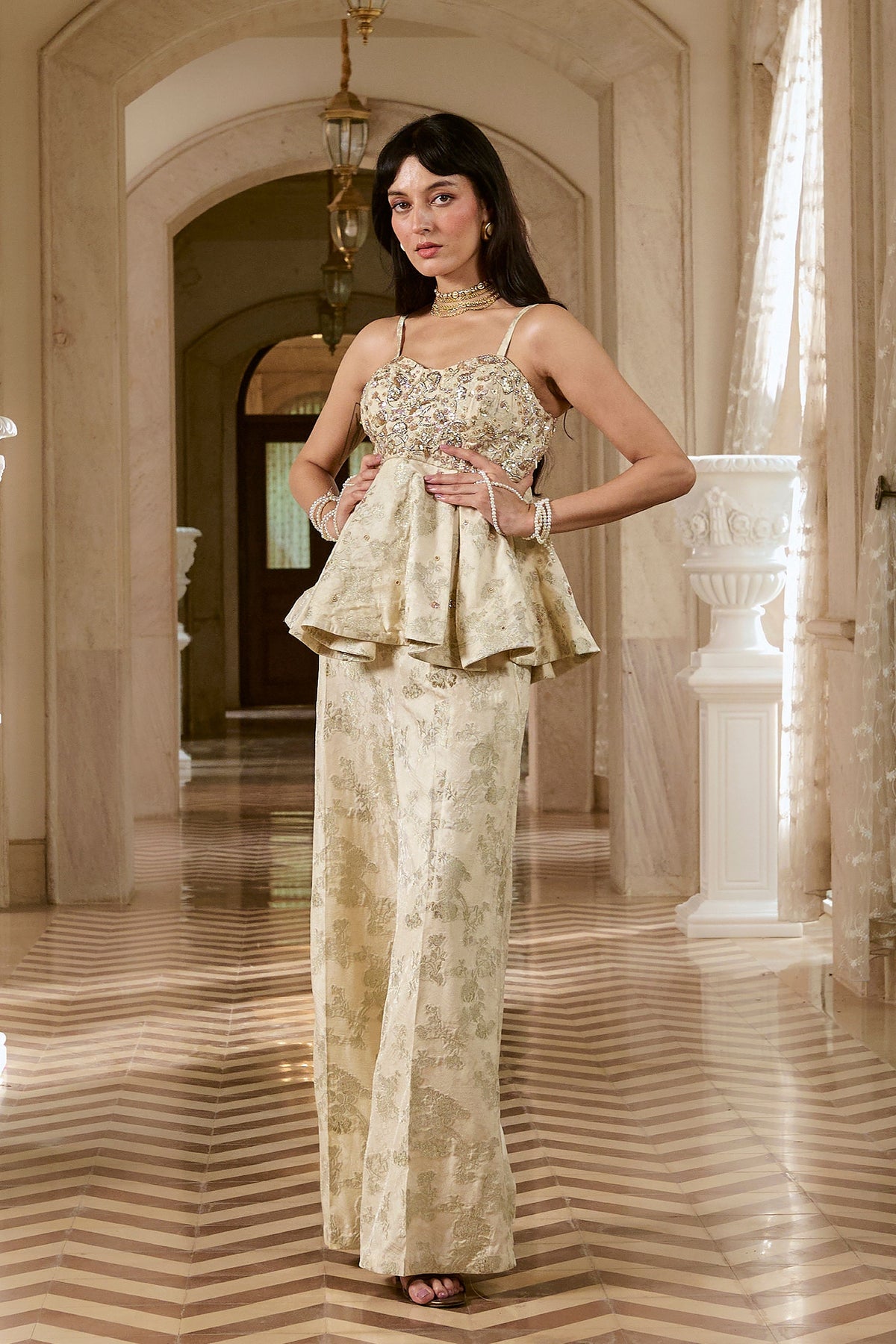 Greta Peplum Set