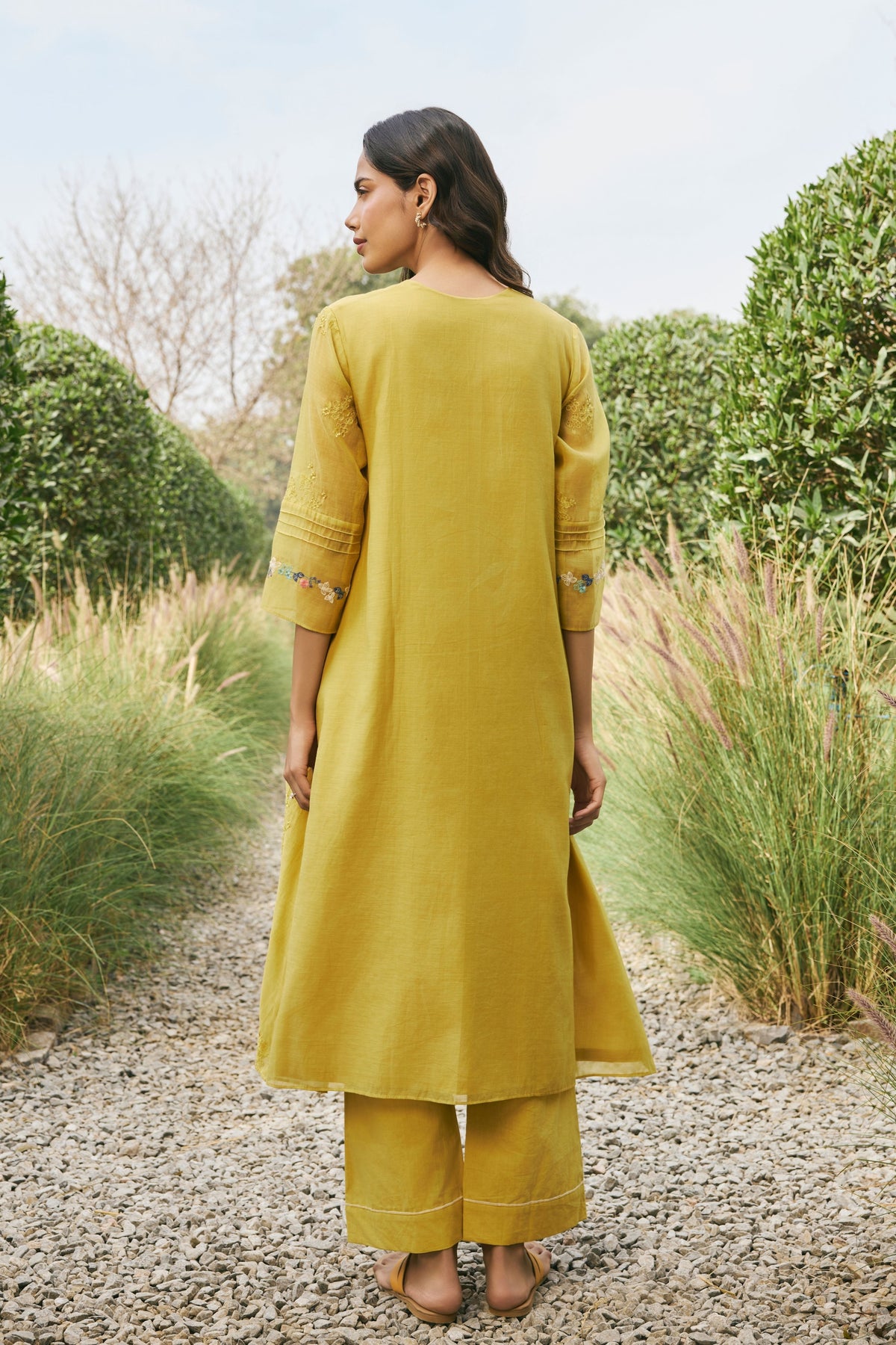 Daffodil Embroidered Kurta and Pants