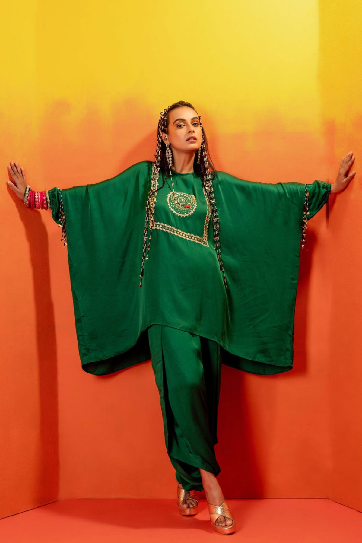 Vani Green Tunic