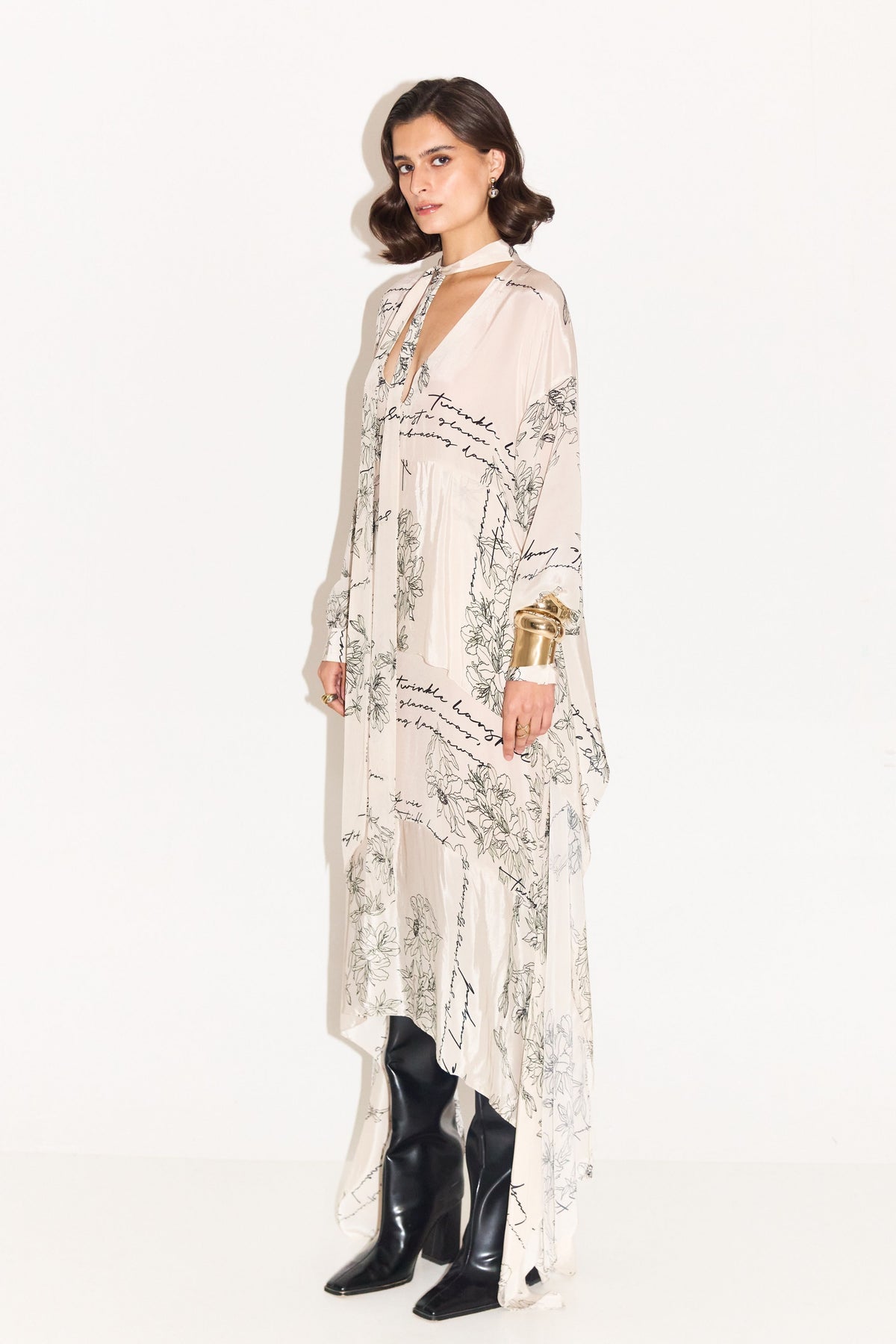 Rachel Printed Panelled Dress
