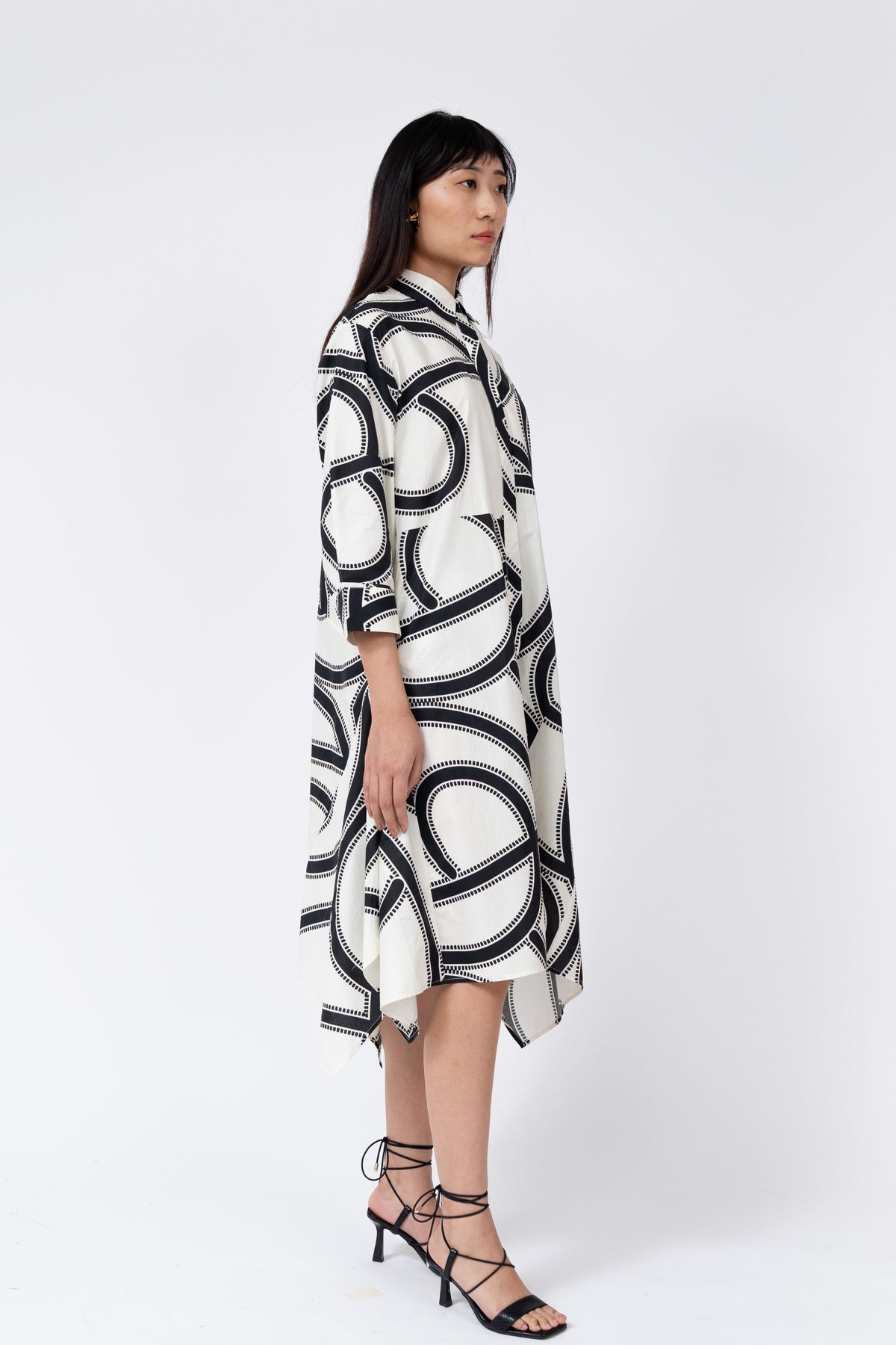 Swrill Print Hanker Dress