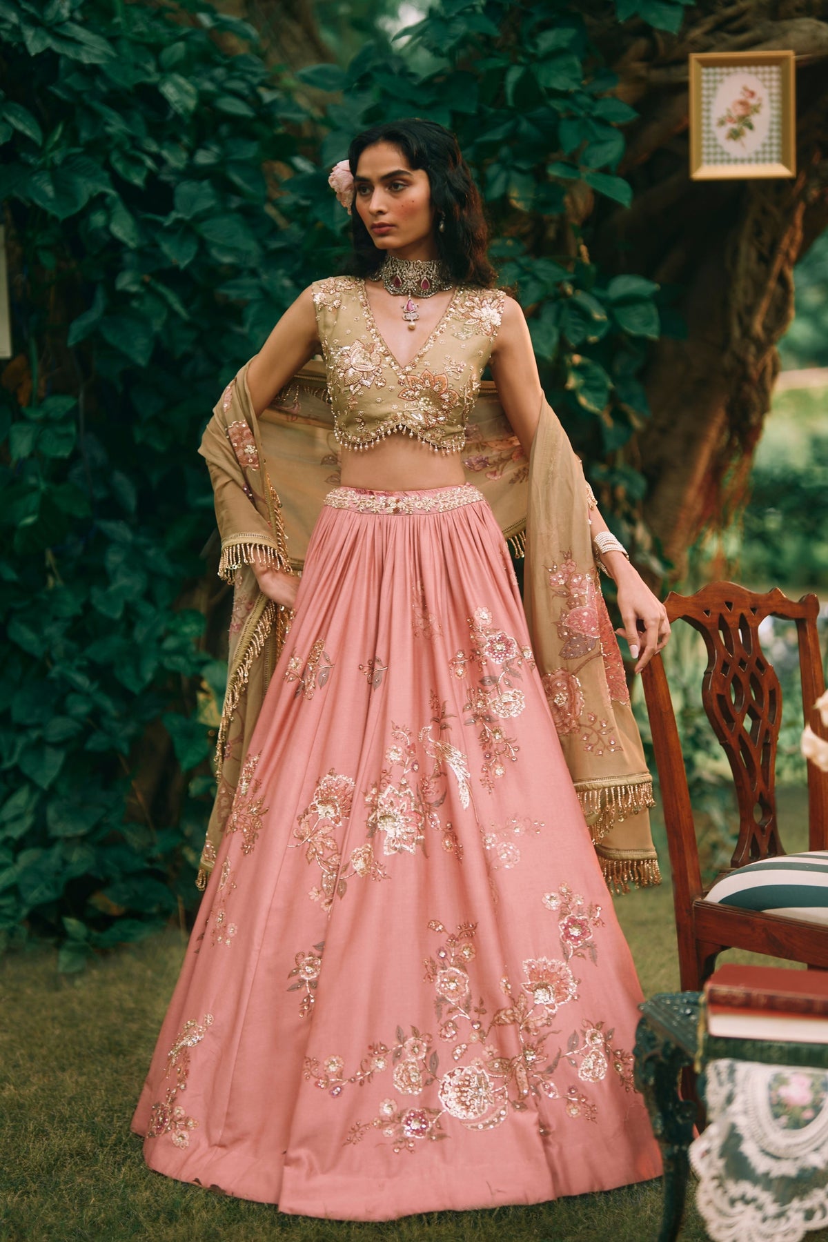 Rosewood Lehenga Set