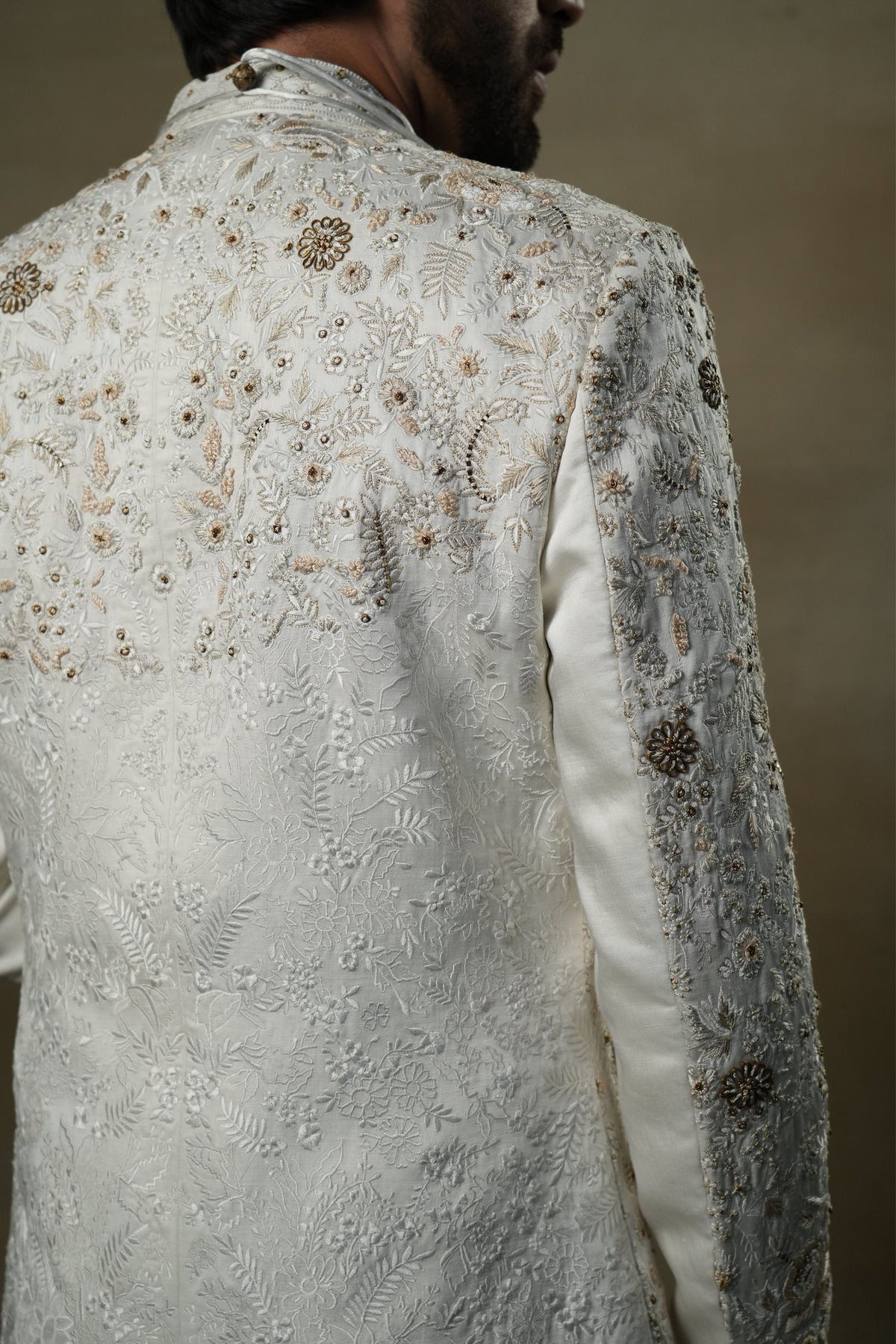 Ivory &amp; Gold Sherwani