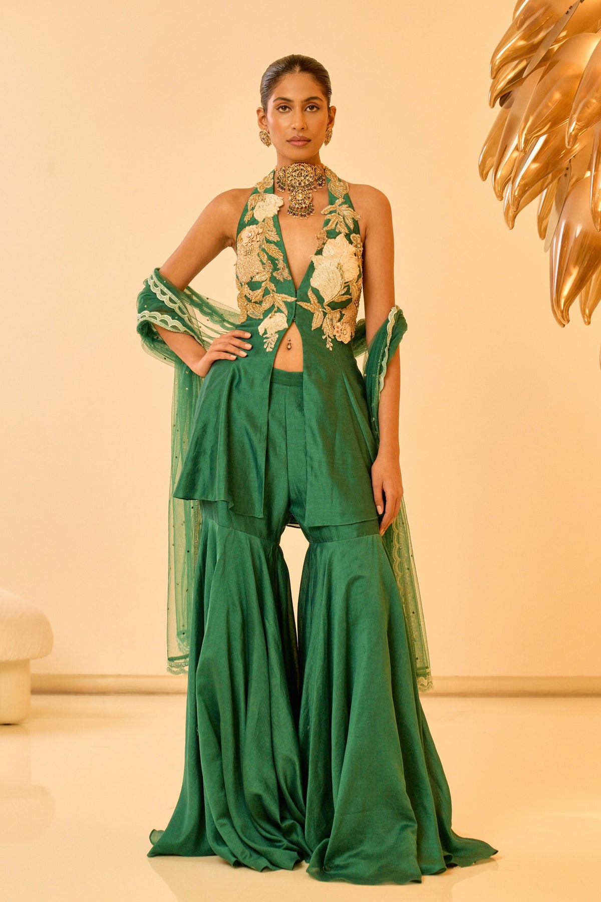 Verdant Sharara Set