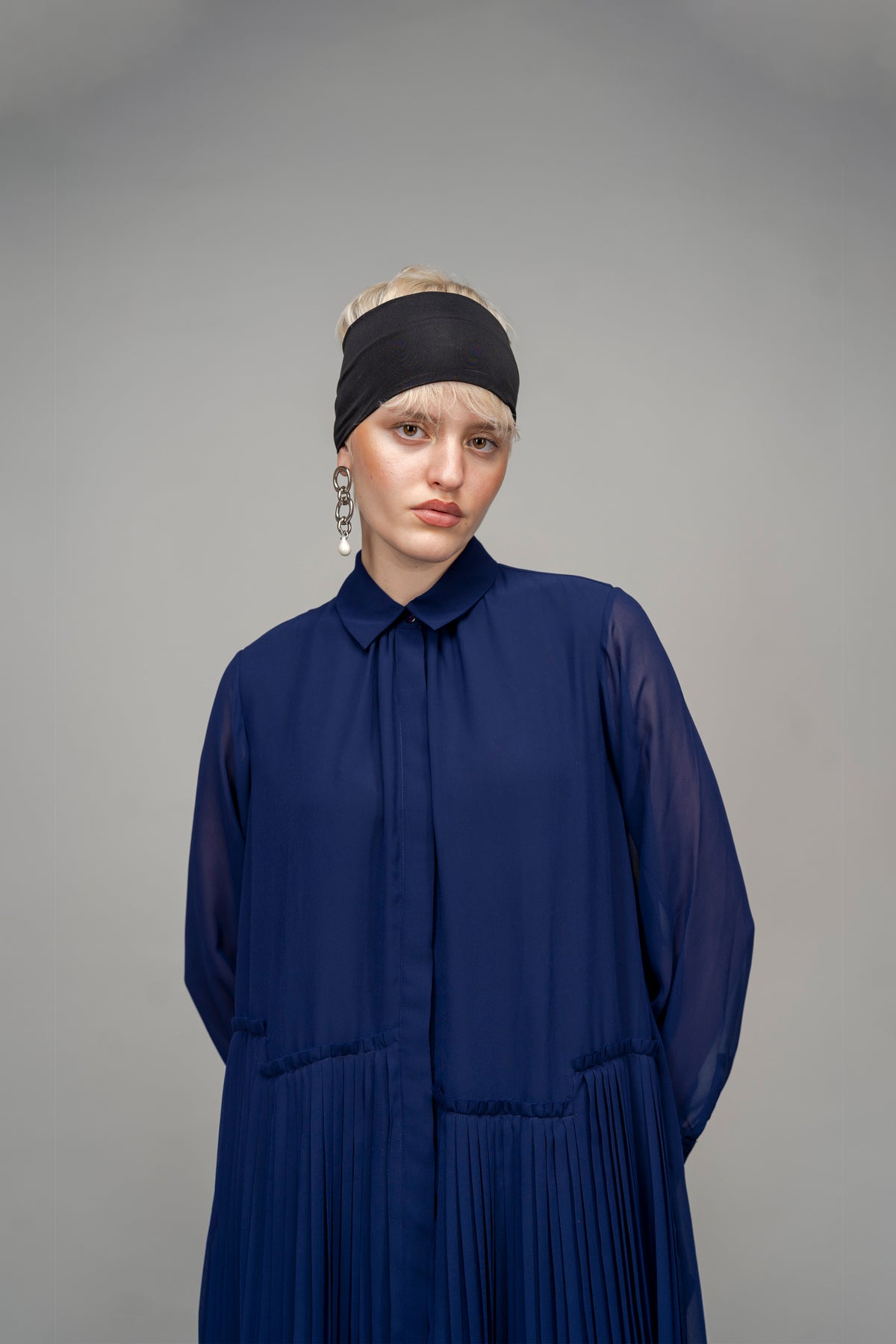 Navy Terrace Dress
