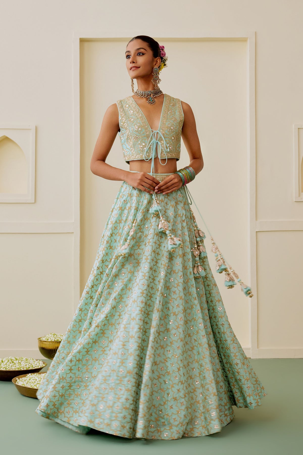 Nazm Lehenga Set