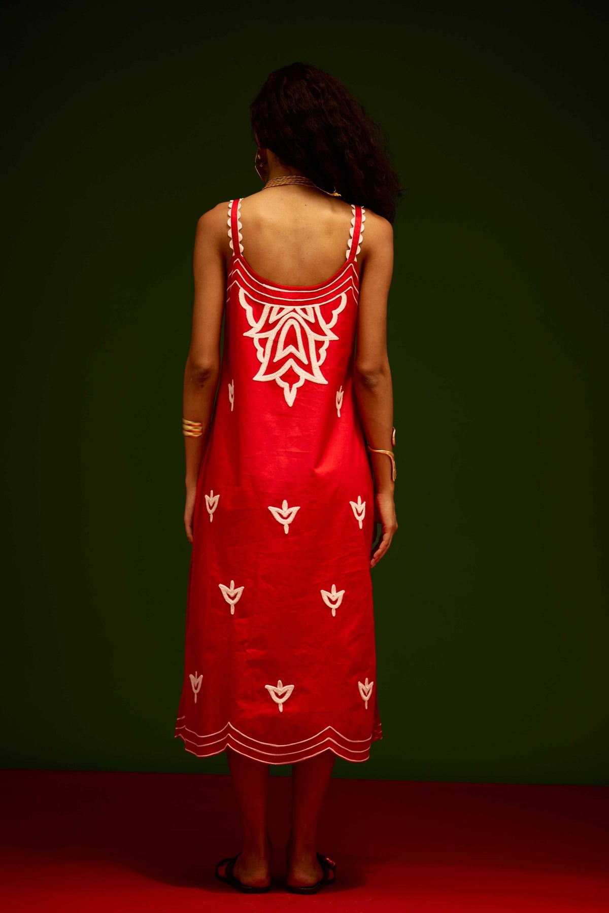 Scarlet Strappy Dress