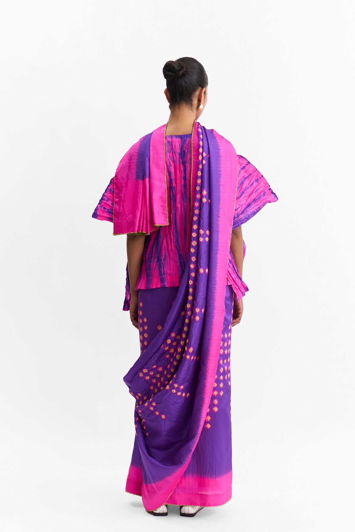 Beam Purple Saree