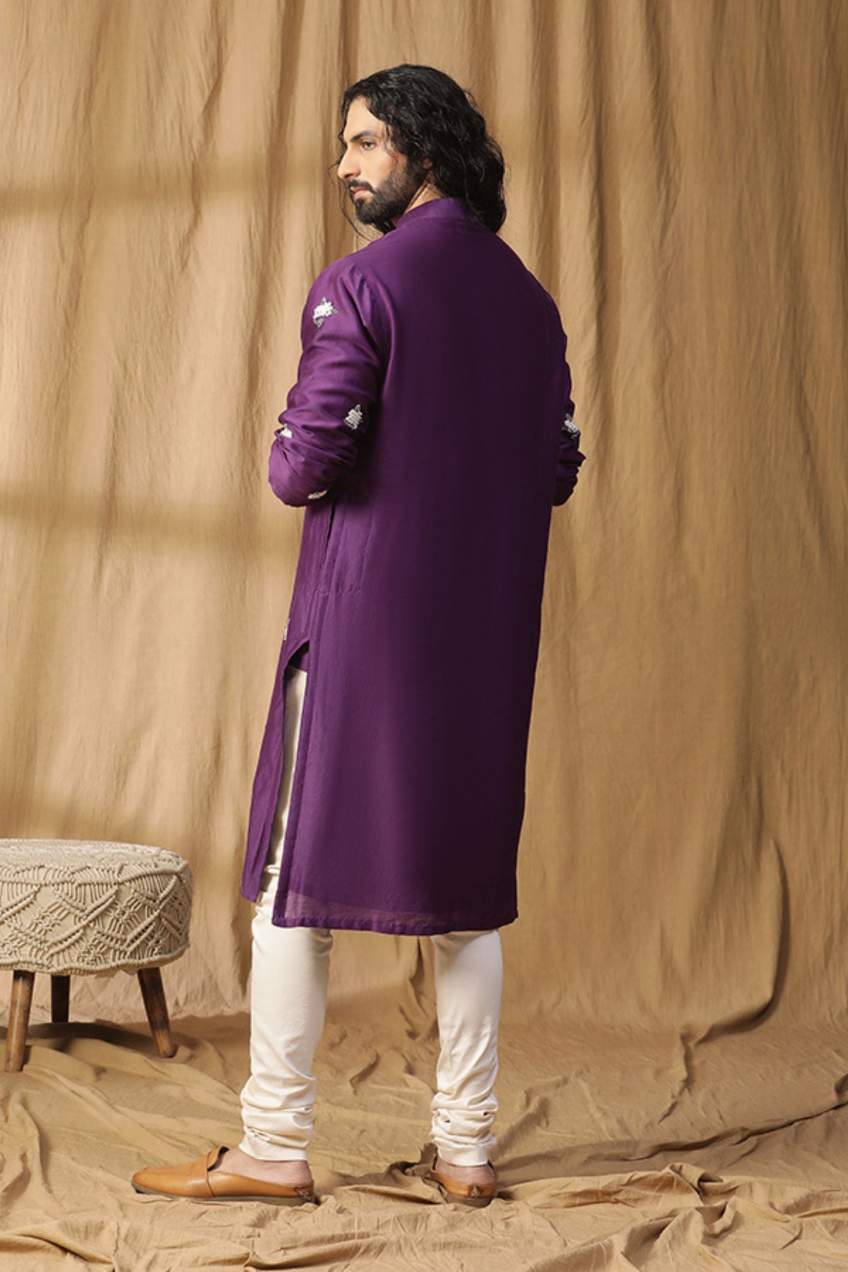 Dark Purple Plum Kurta Set