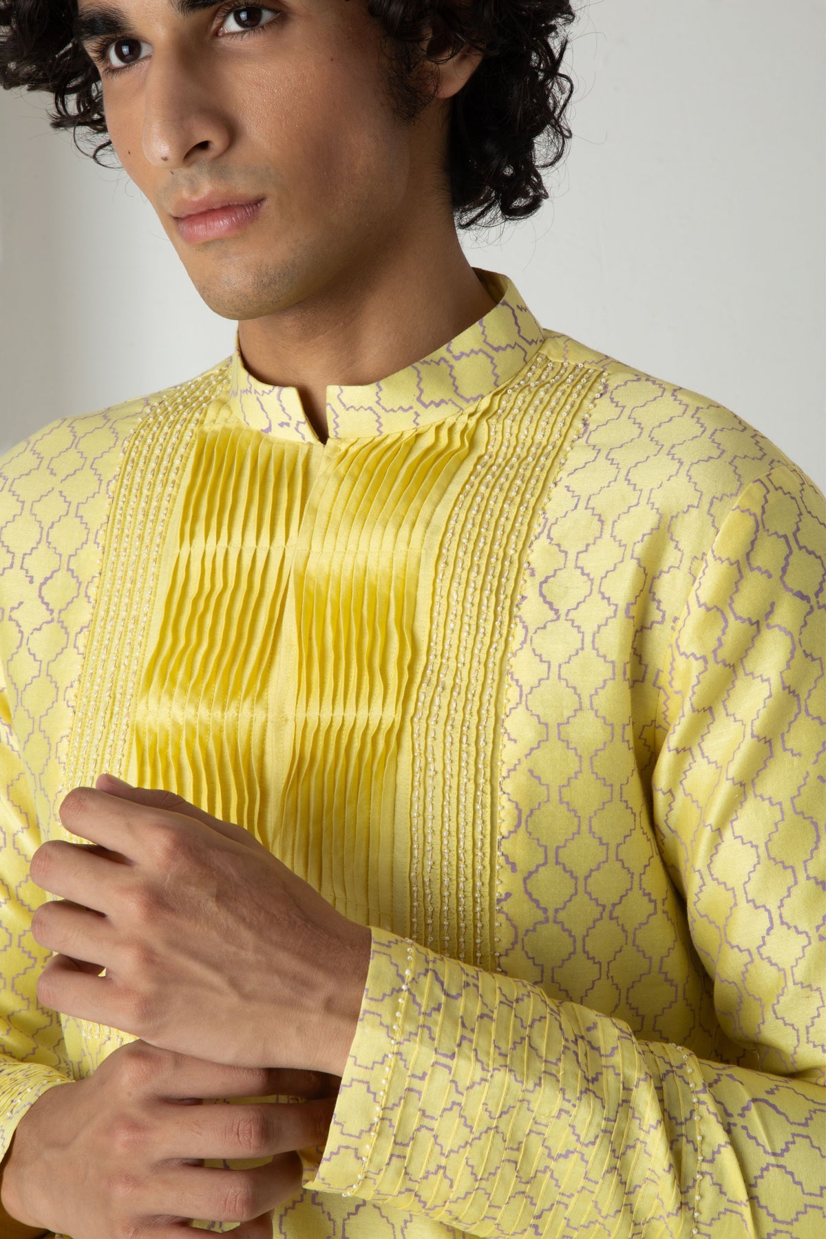 Yellow Elion Kurta Set