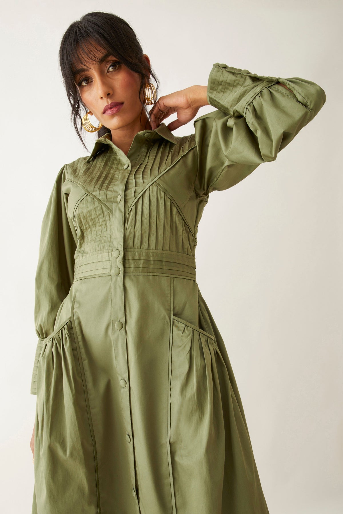 Noah Sage Dress