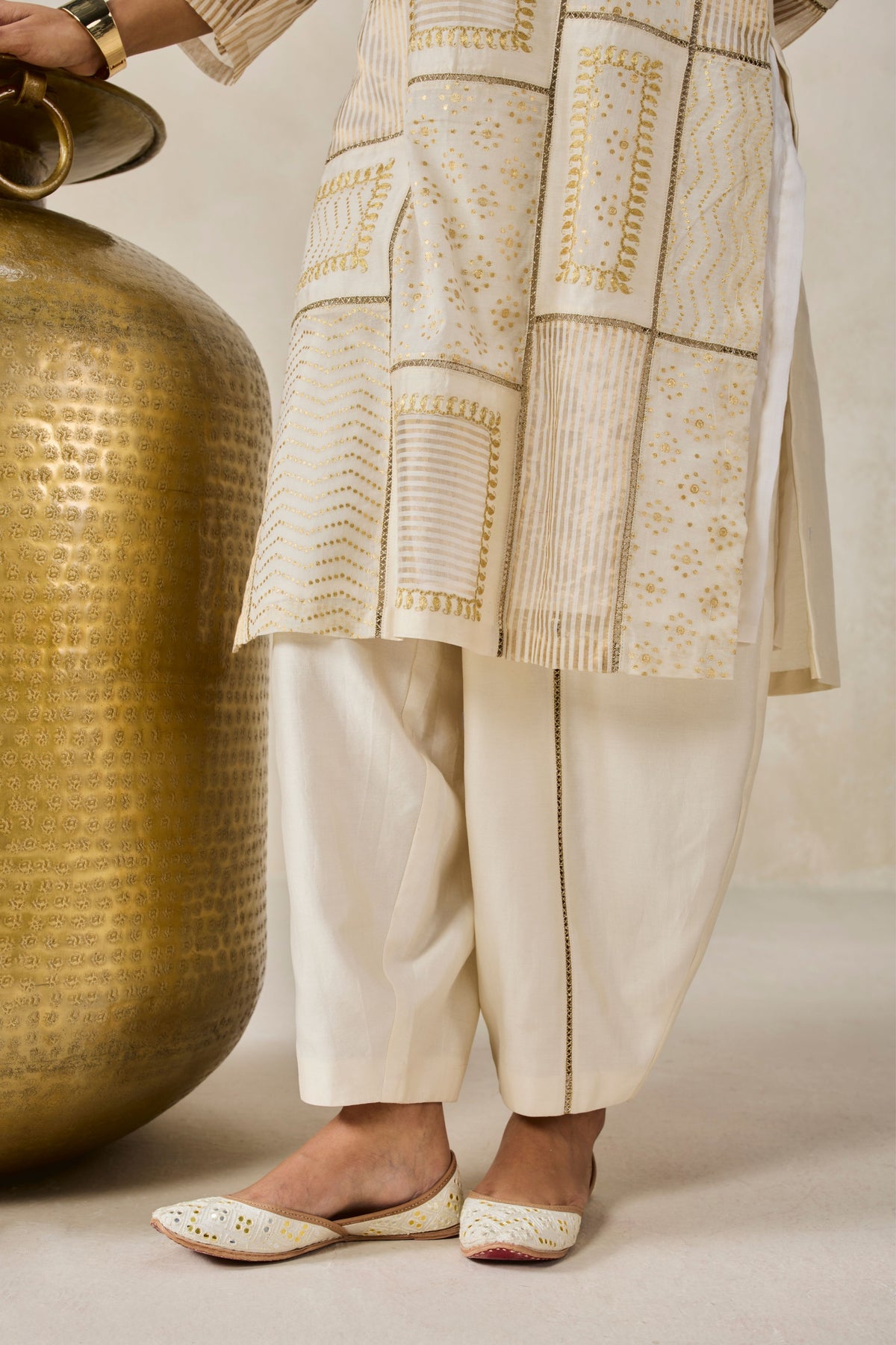 Chanderi Kurta Salwar Set