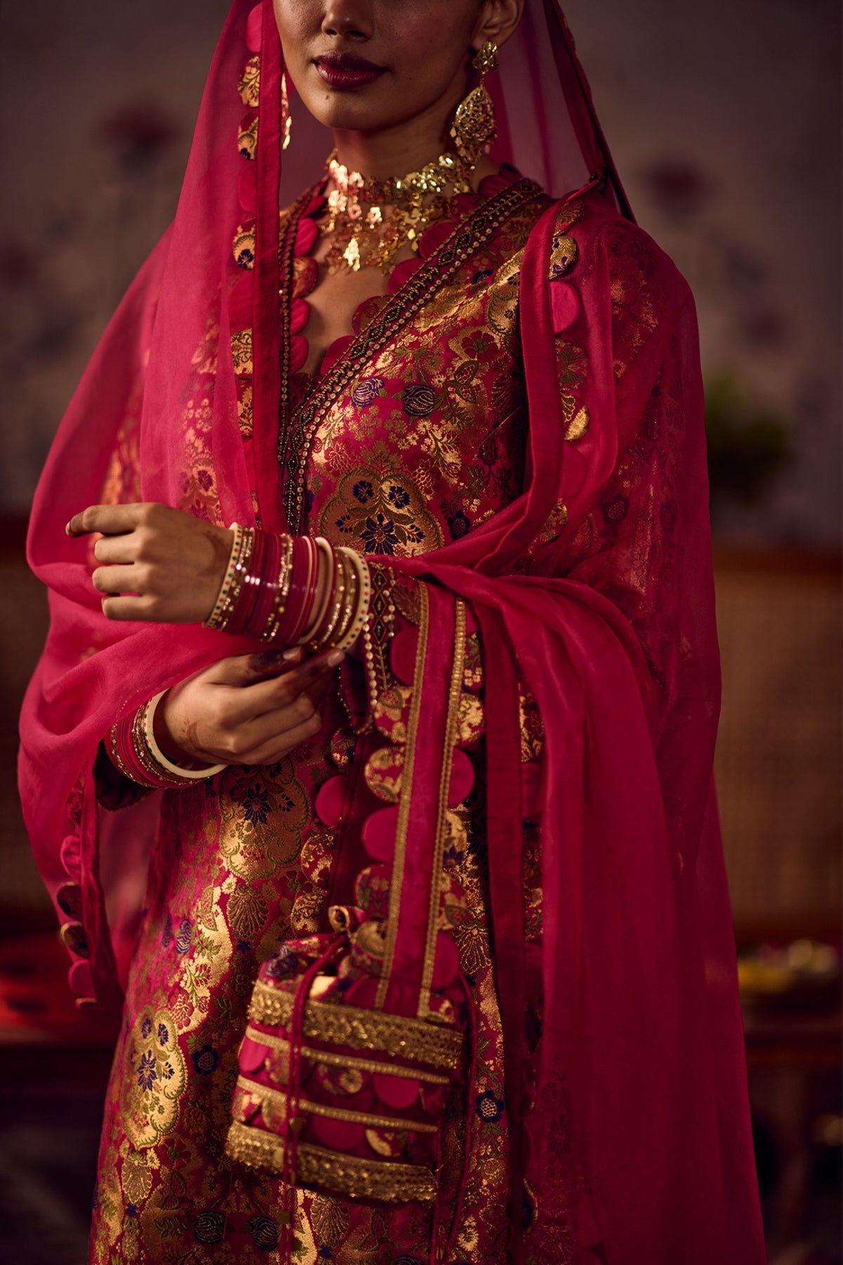 Rani Kheem Khaab Kurta Set