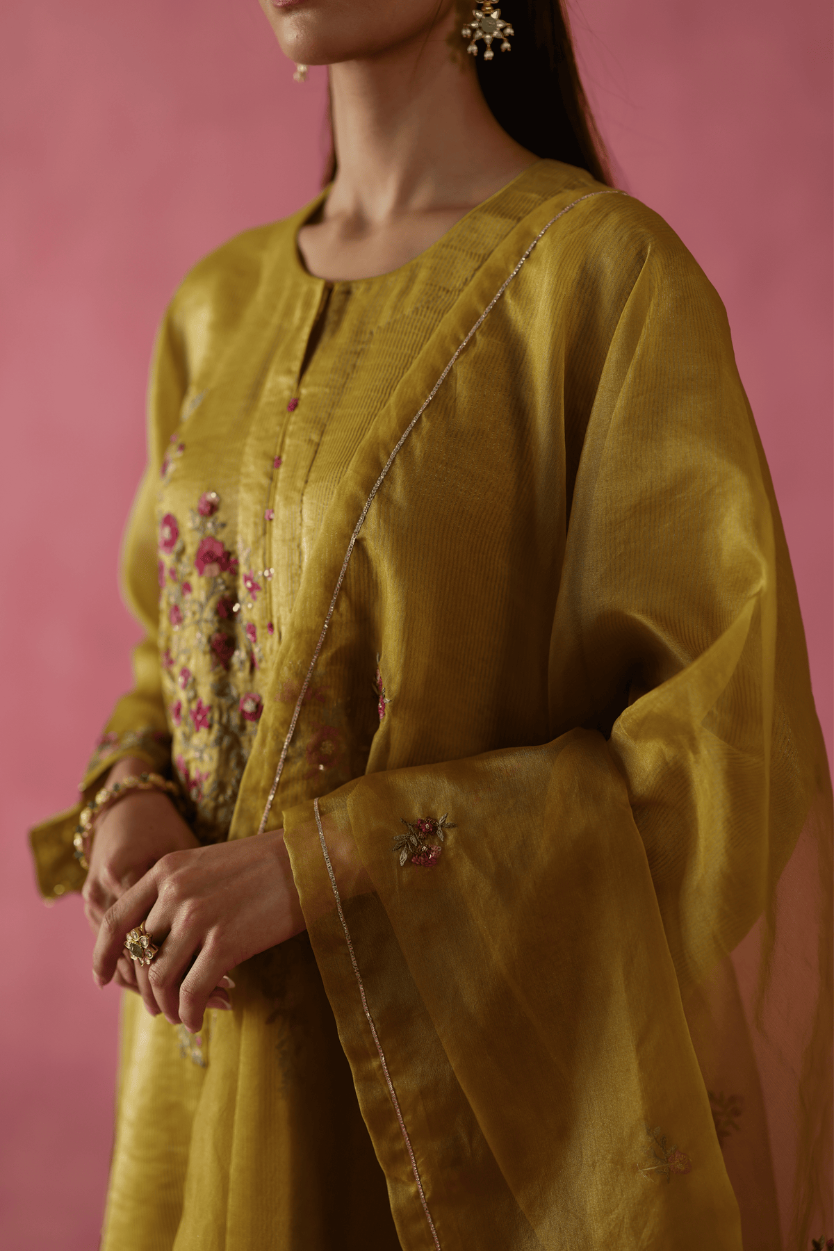 Mustard Phirni Kurta Set