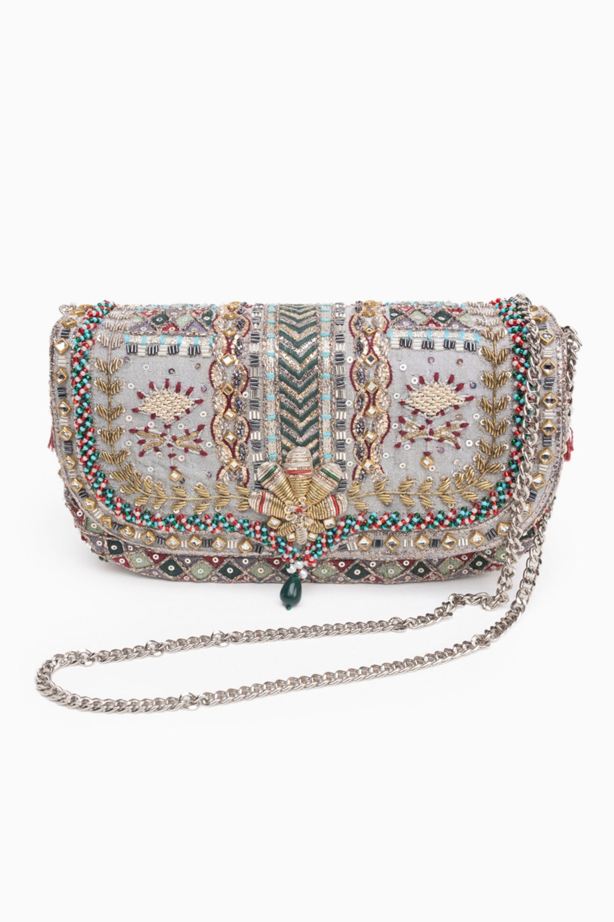 Noor Clutch – Silver