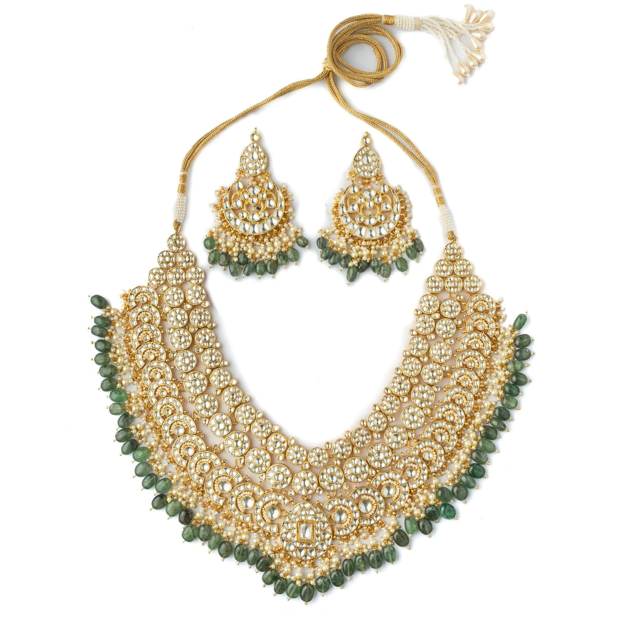 Kundan Polki Necklace Set