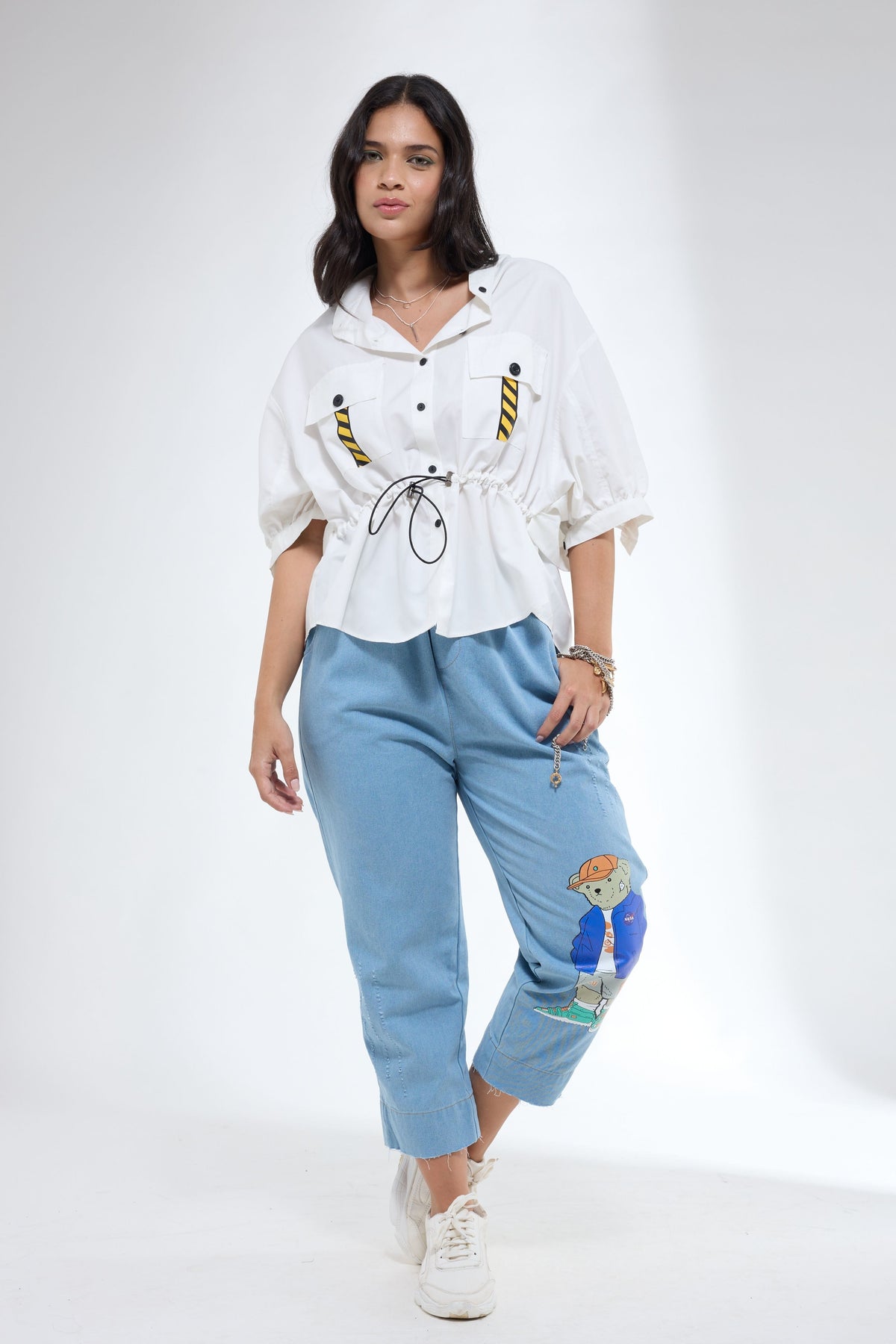 Human Being White Shirt