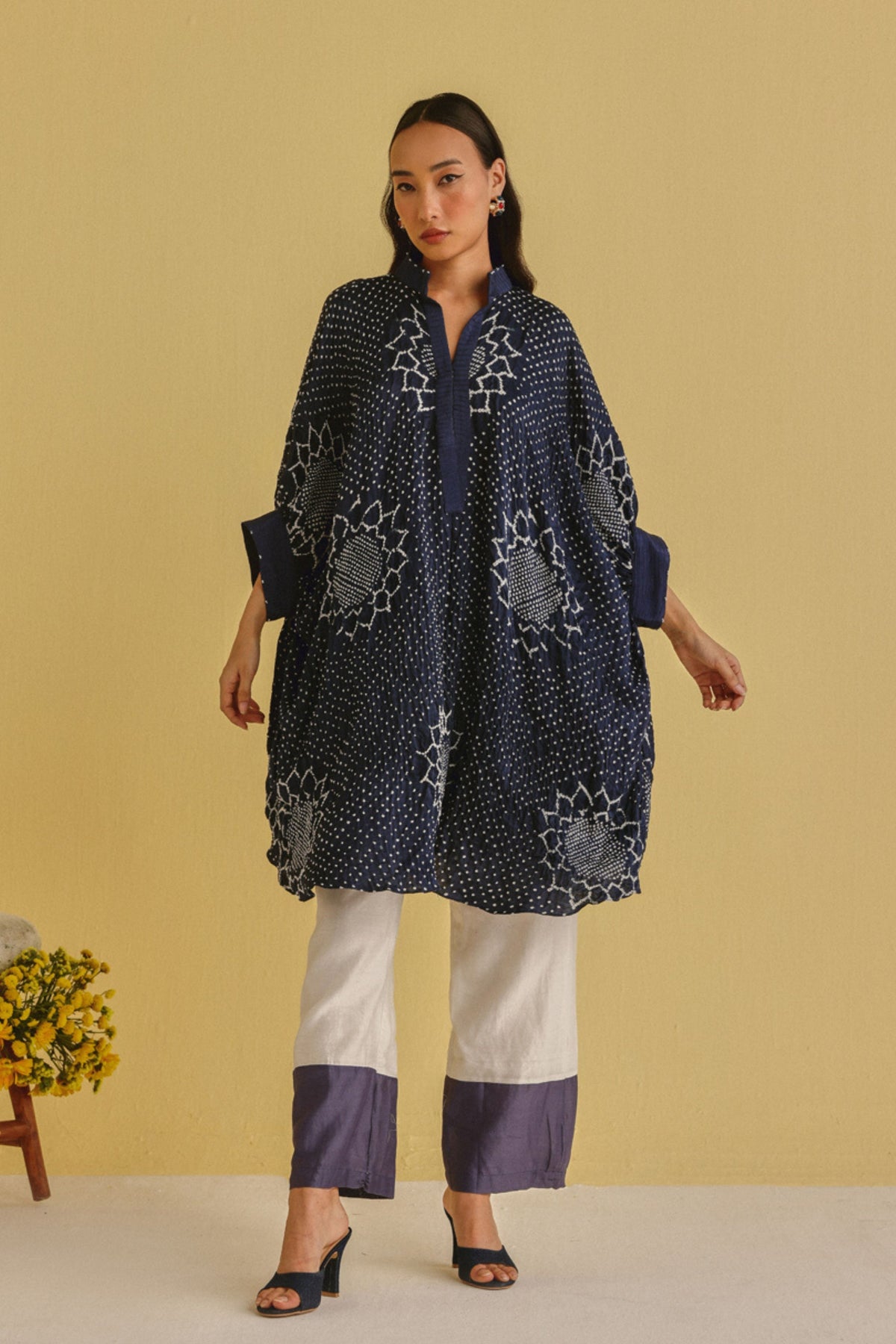 Chanderi Contrast Pant