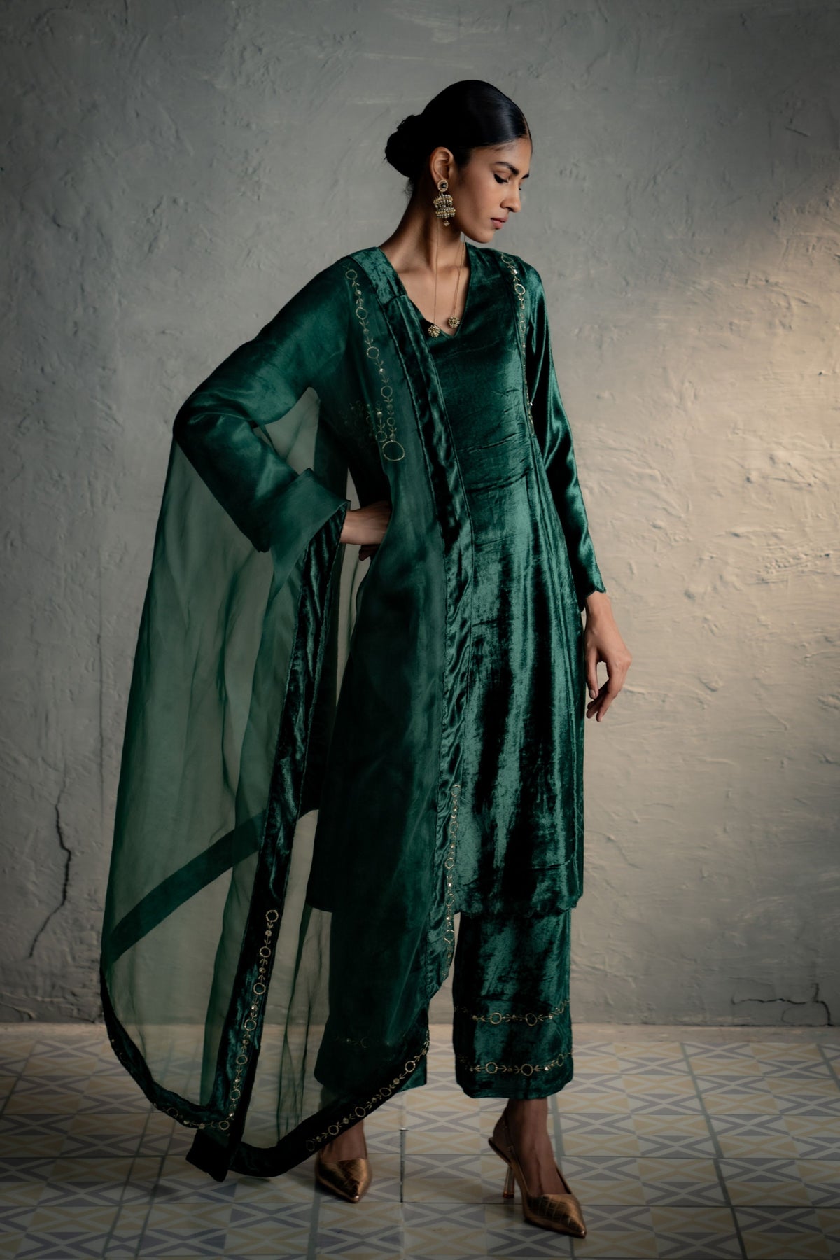 Maaya Green Kurta Set