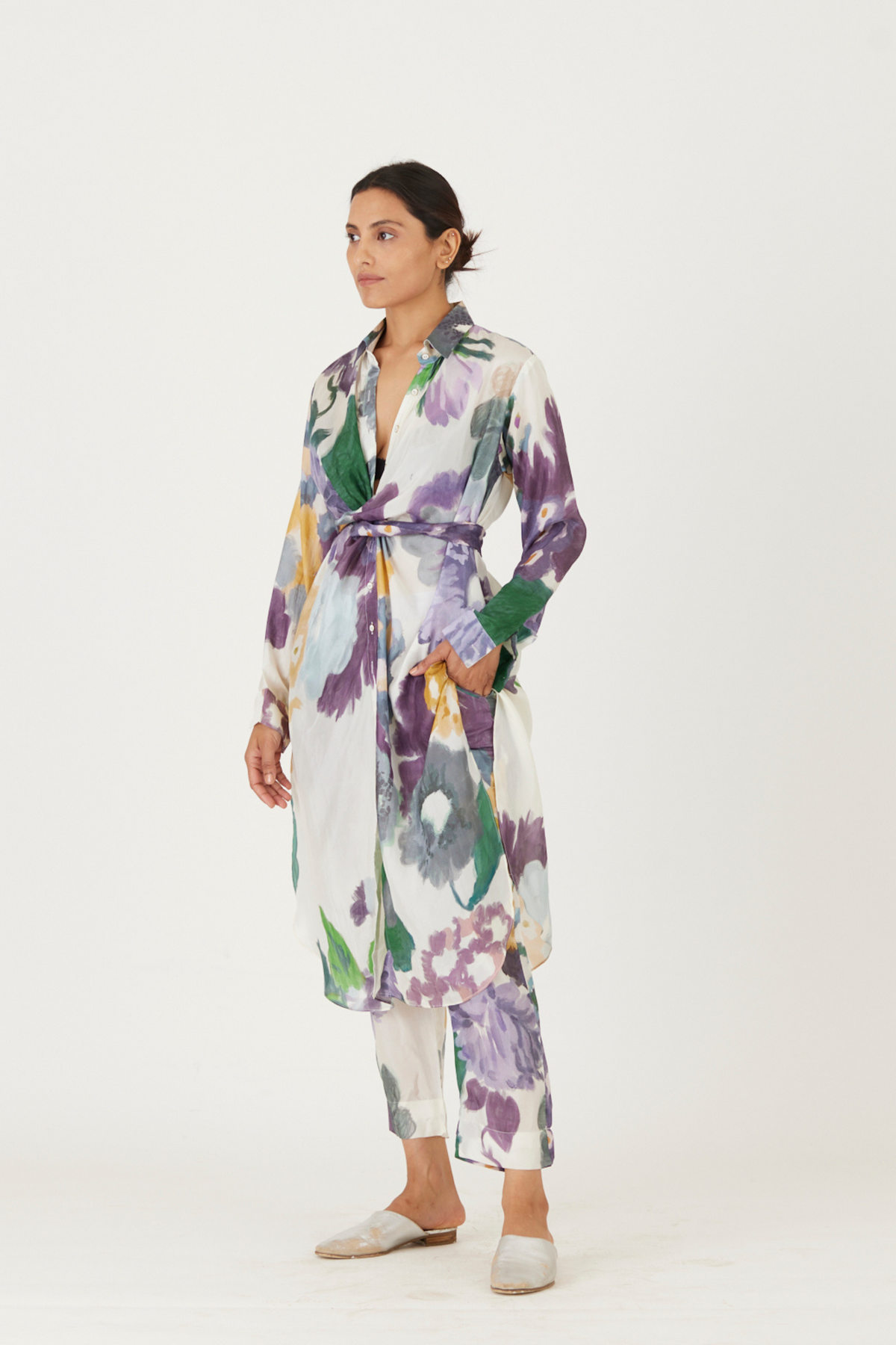 Mara Wrap Kurta Set