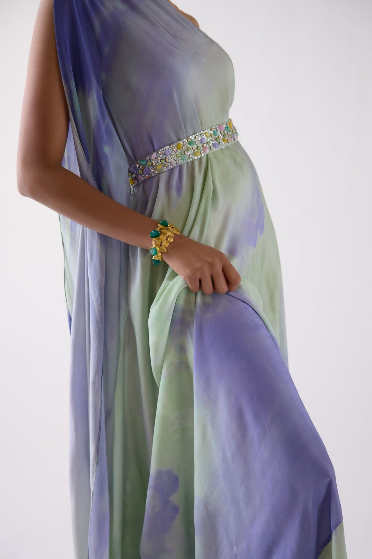The Abstract Shore Gown