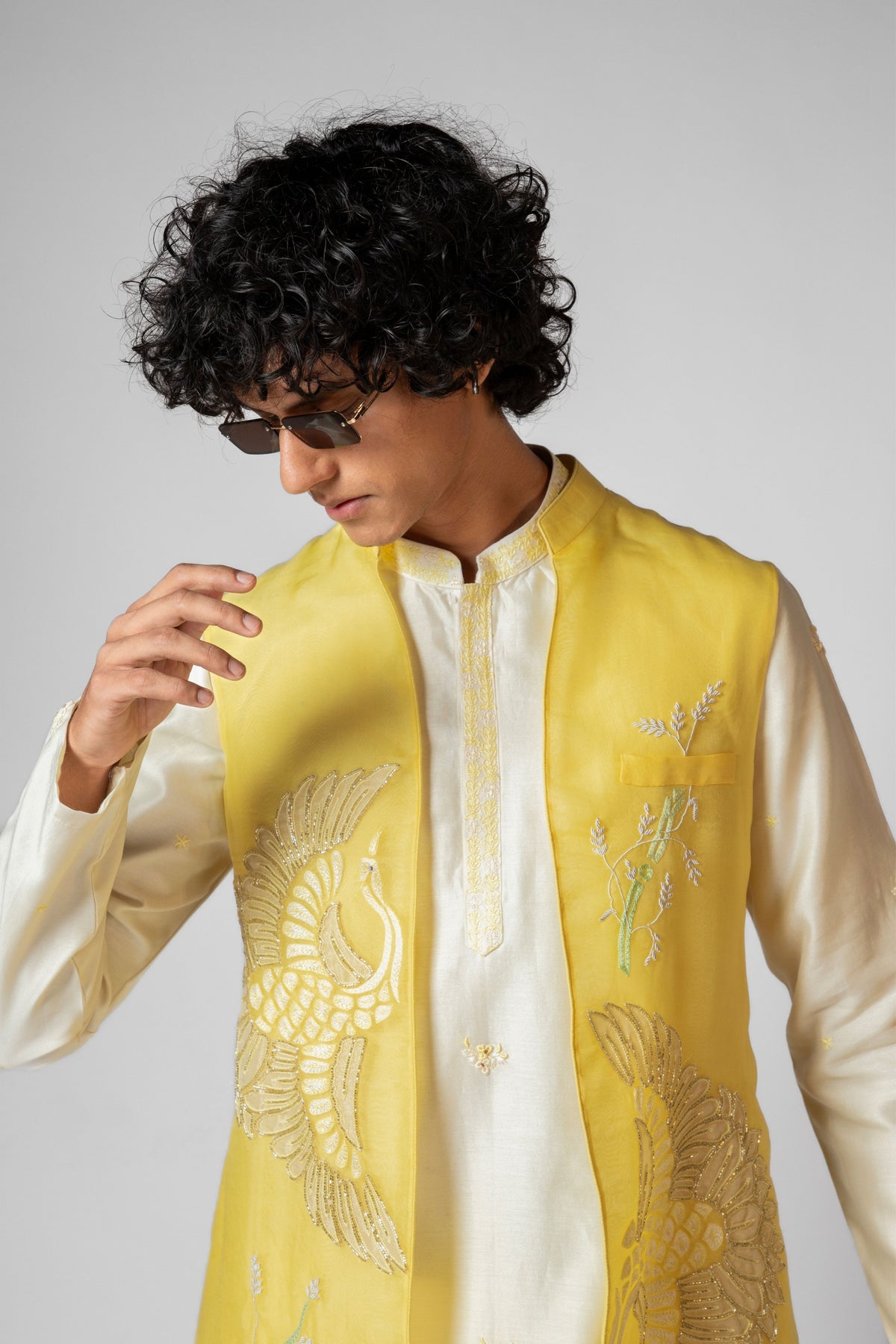 Flying Birds Kurta Set