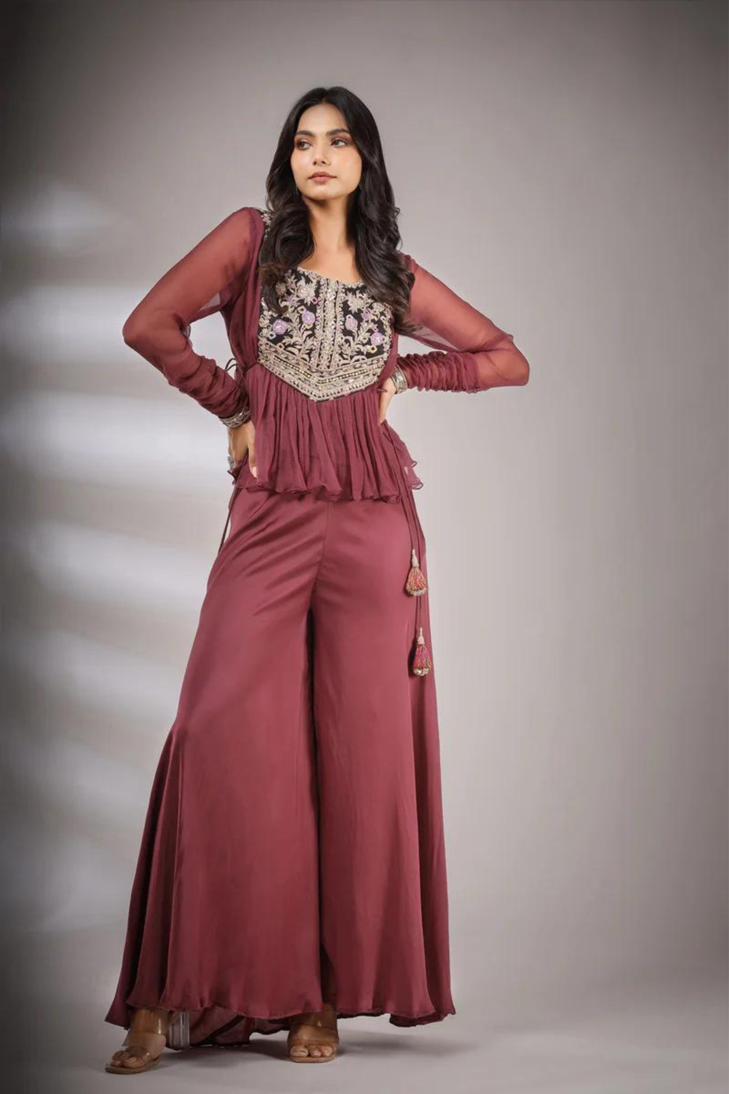 Stylish Fusion Gowns To Rock Evening Parties | by Like A Diva | Medium