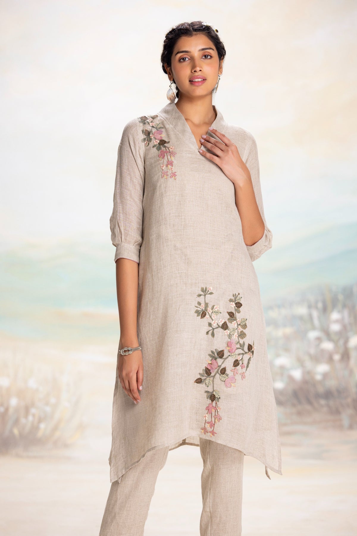 Tsukiyama Fly Free Tunic Set