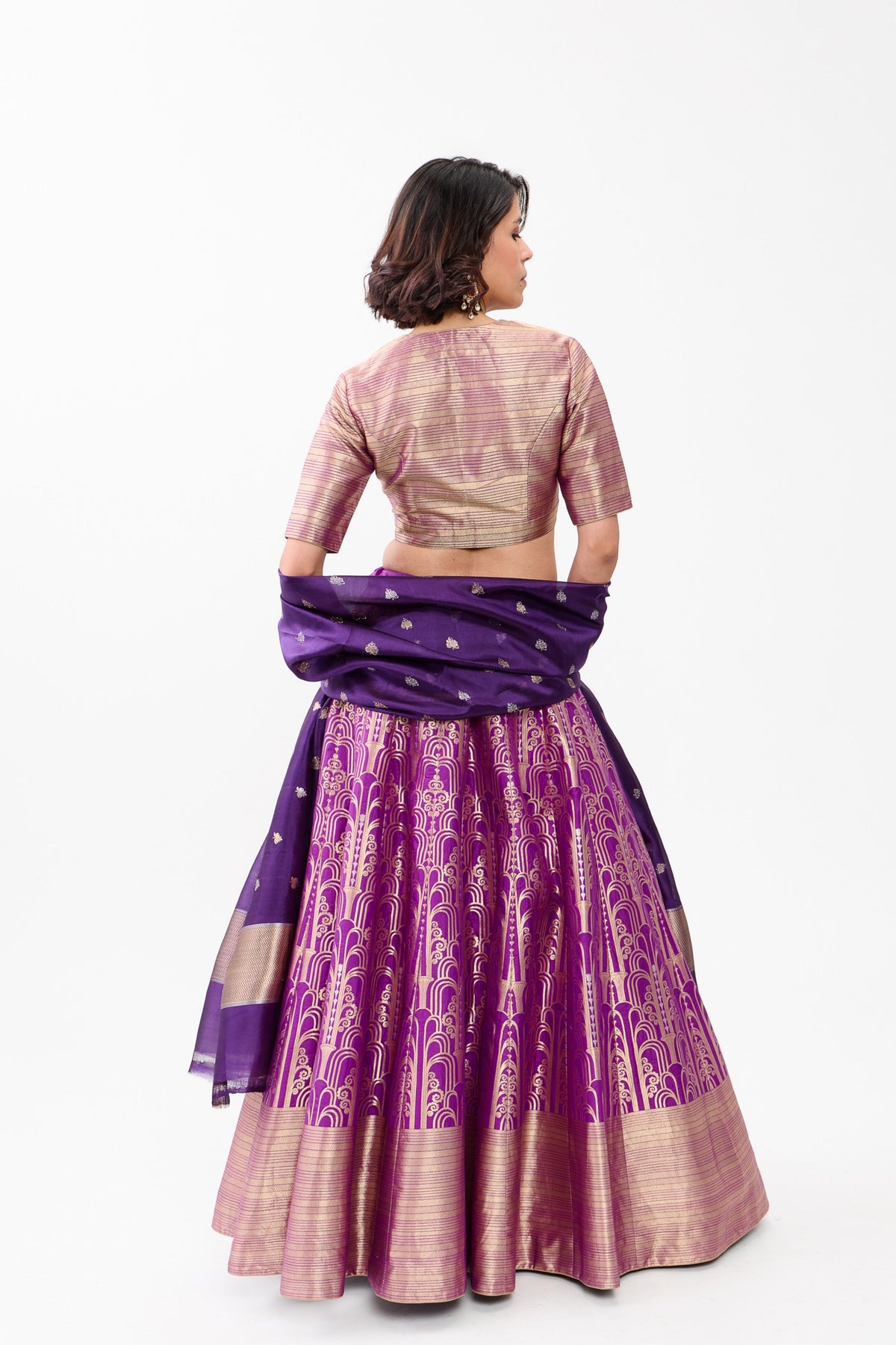 Purple Aatishi Lehenga Set