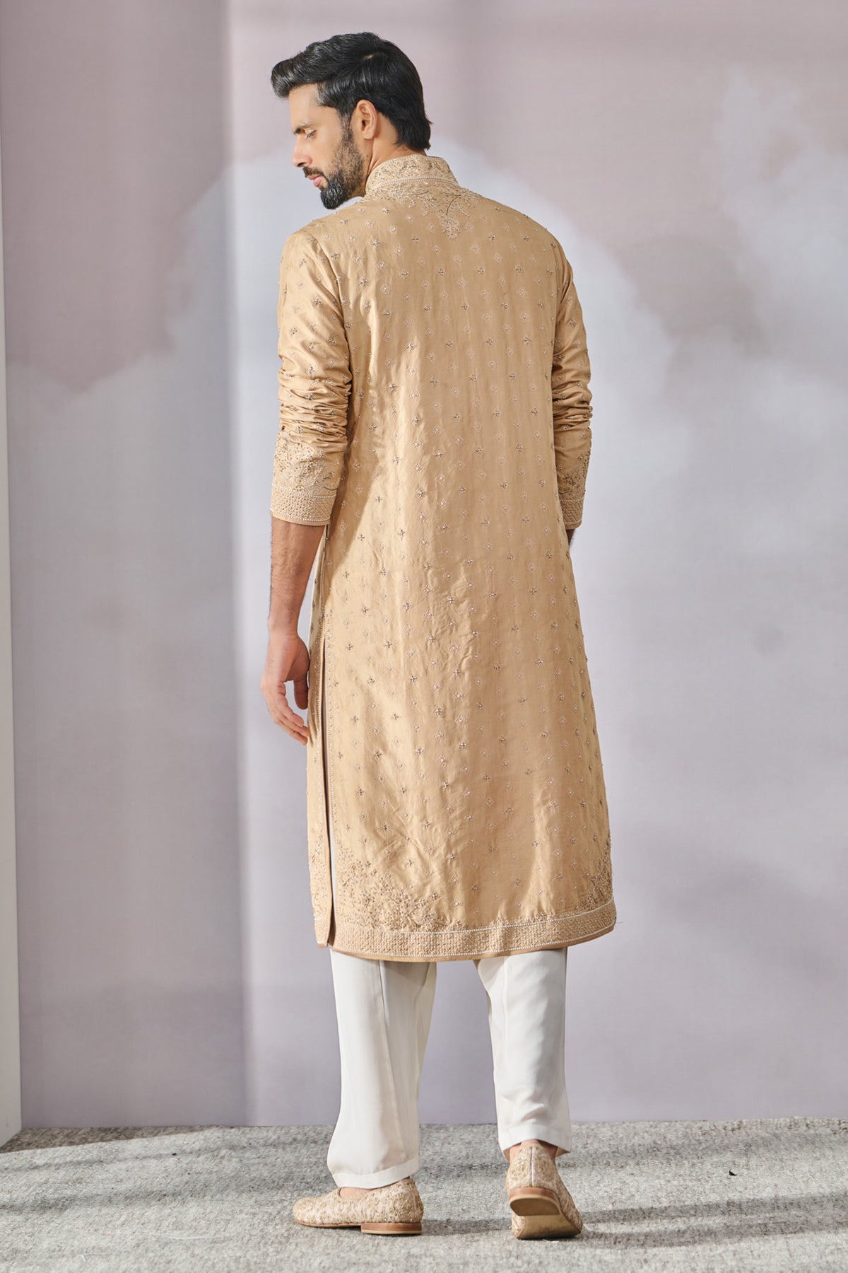 Beige Kurta Salwar Set