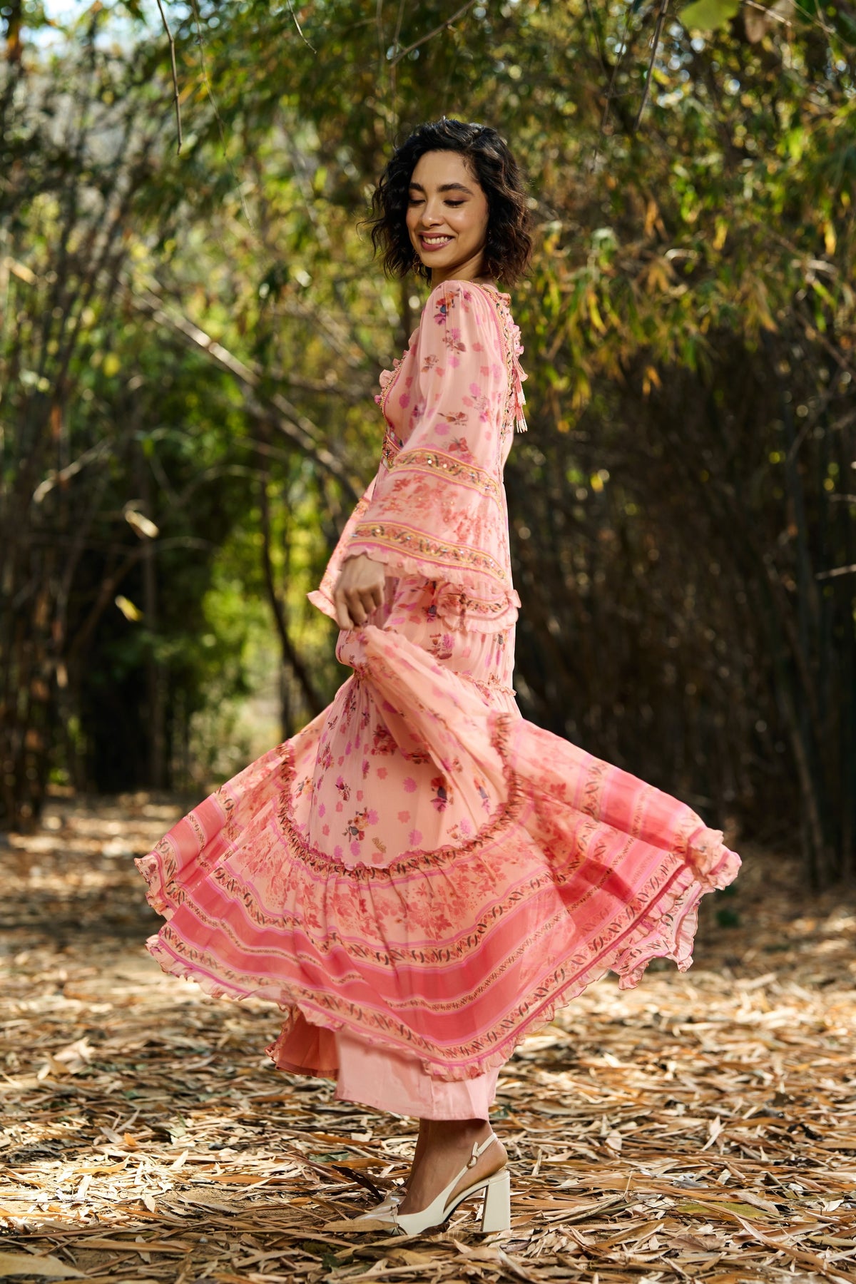 Joly Embroidered Maxi Dress