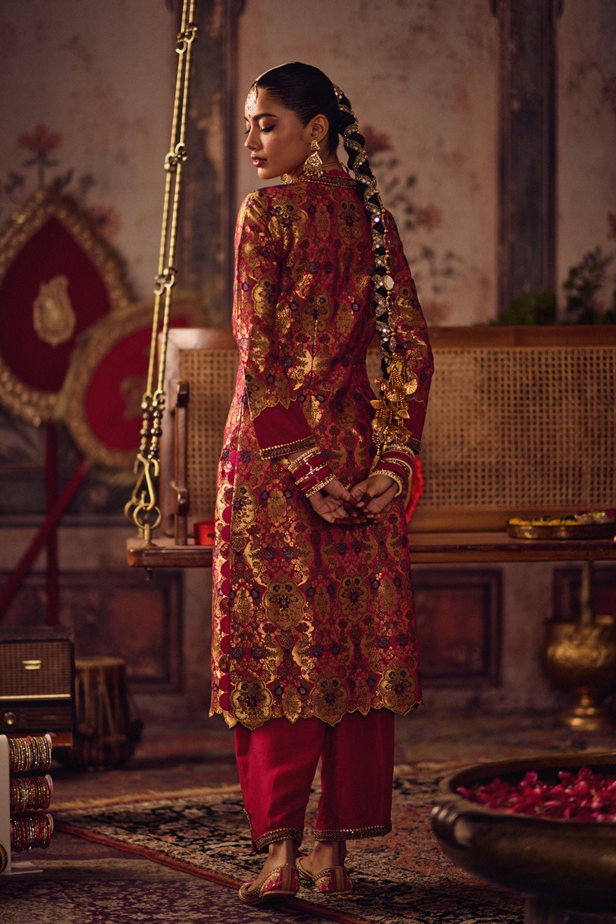 Rani Kheem Khaab Kurta Set