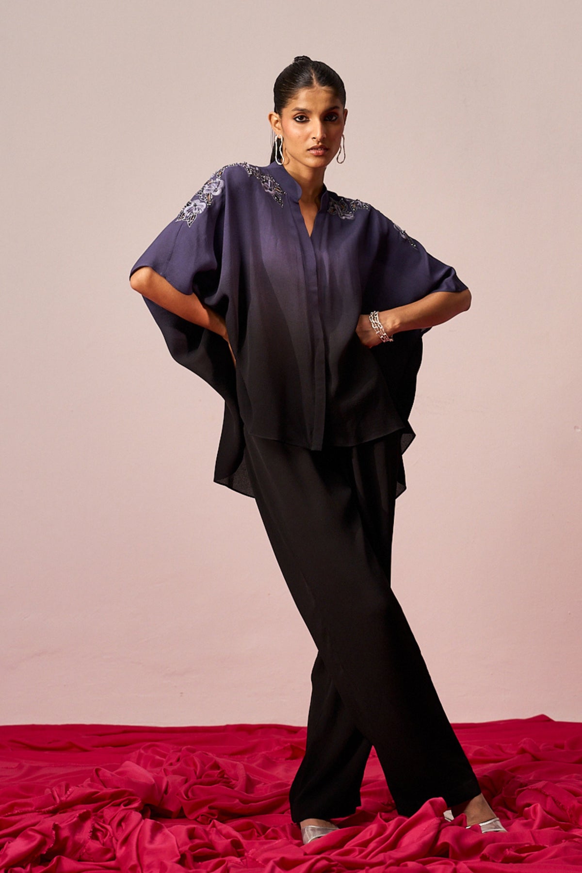 Ash Onyx Kaftan Set