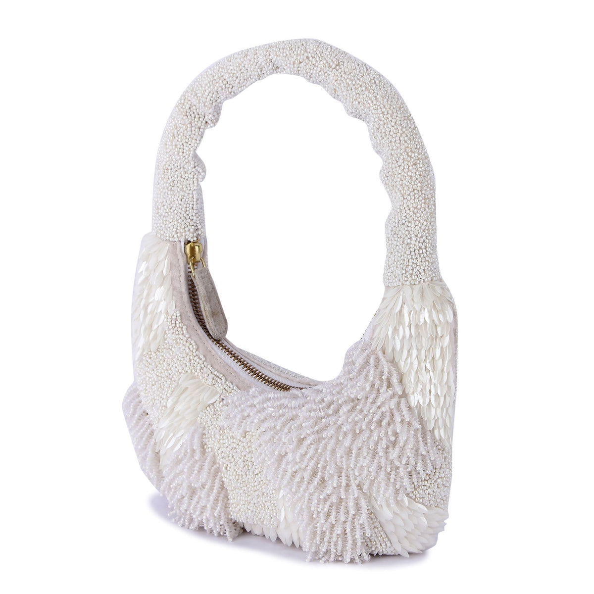 White Indo-western Purse