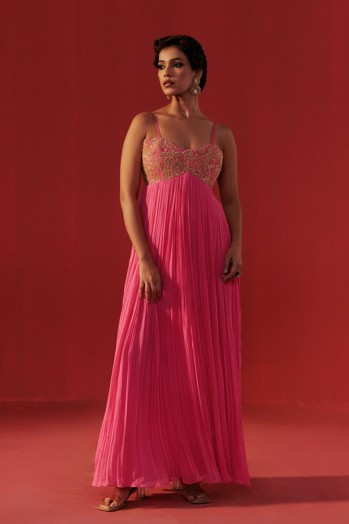 Hot Pink Anarkali