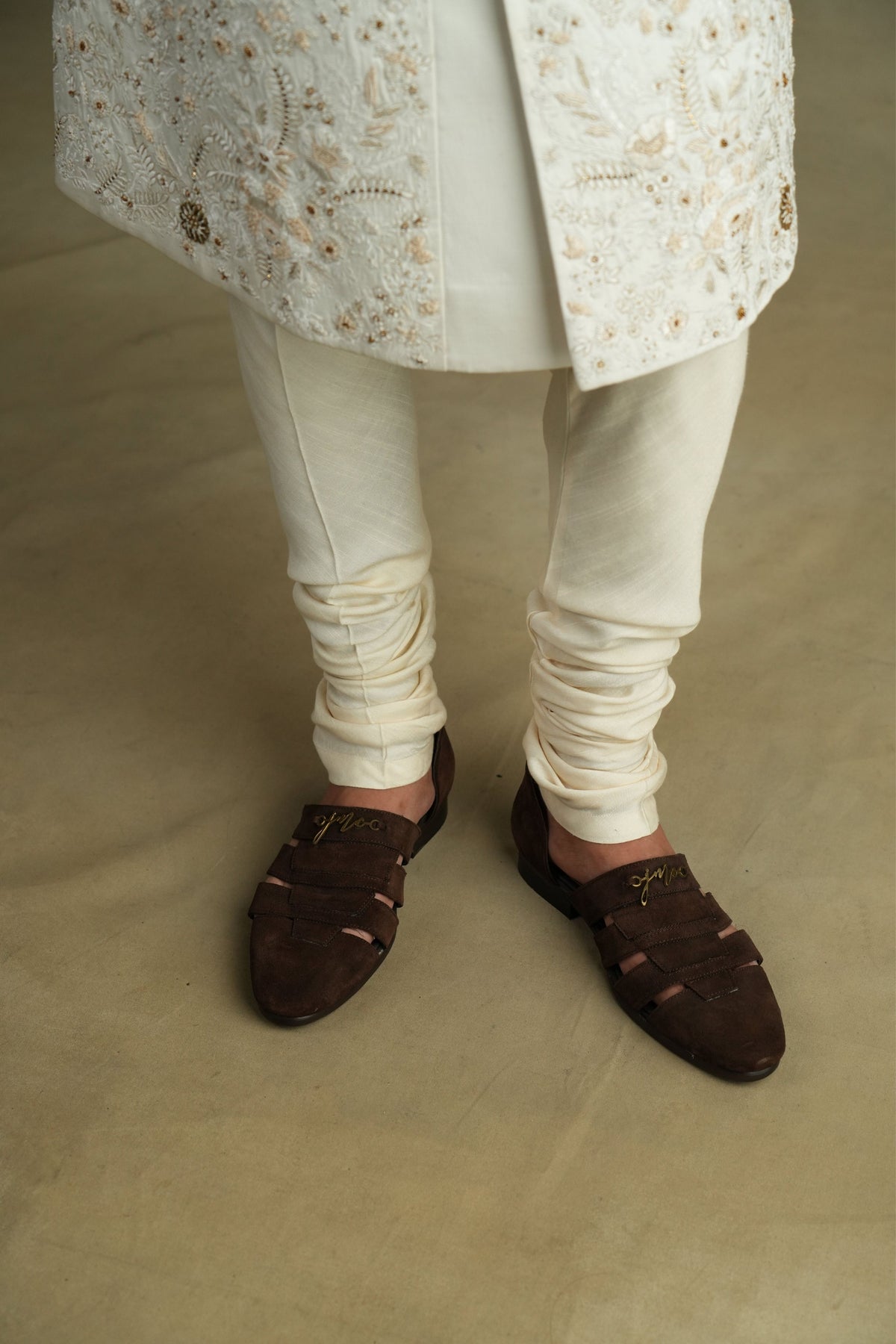 Ivory &amp; Gold Sherwani