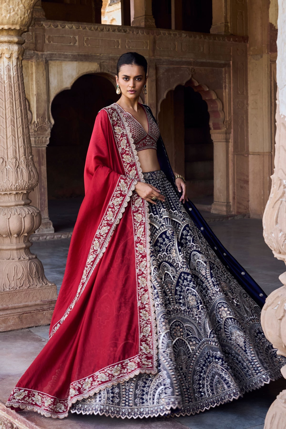Purple Lehenga Set