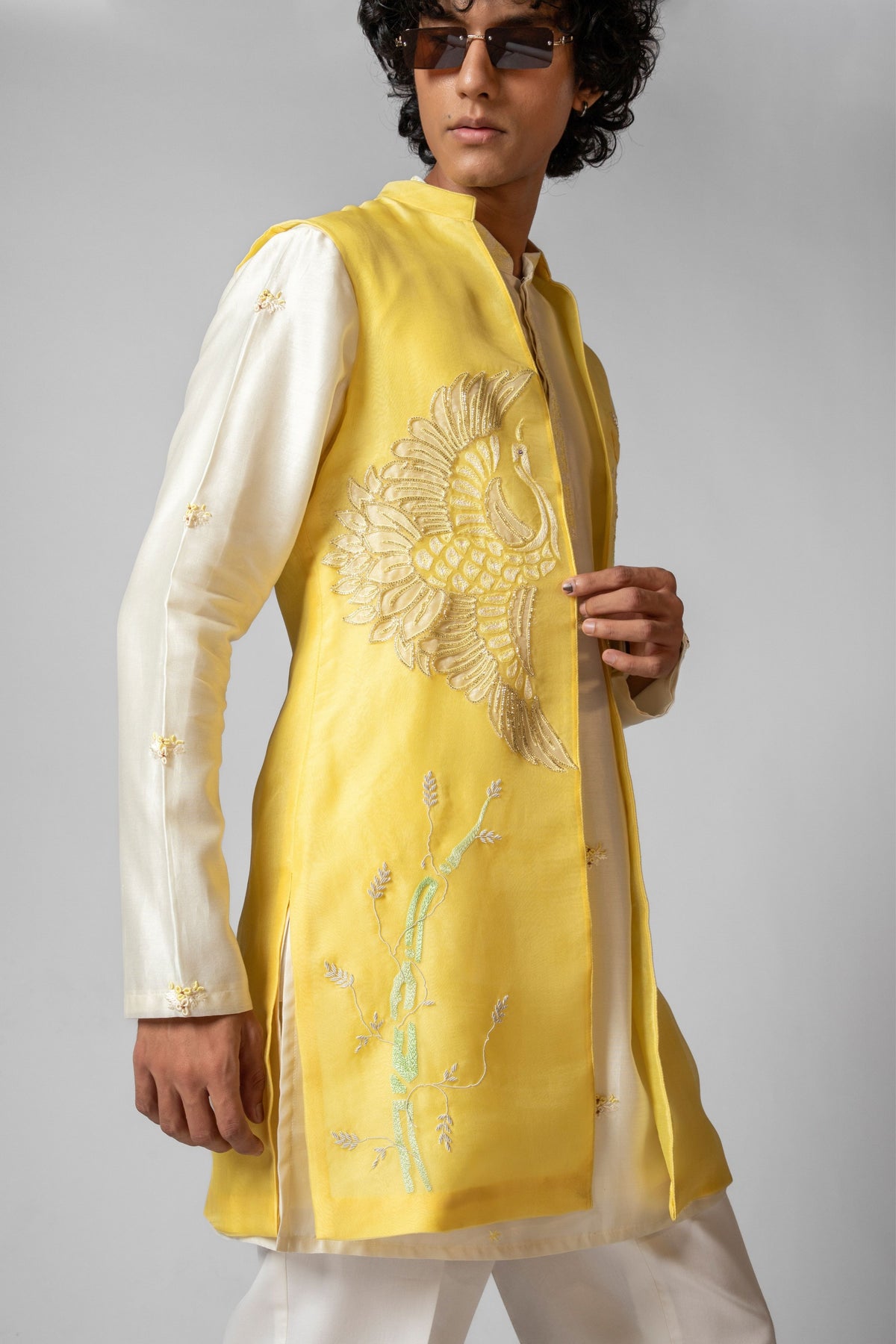 Flying Birds Kurta Set