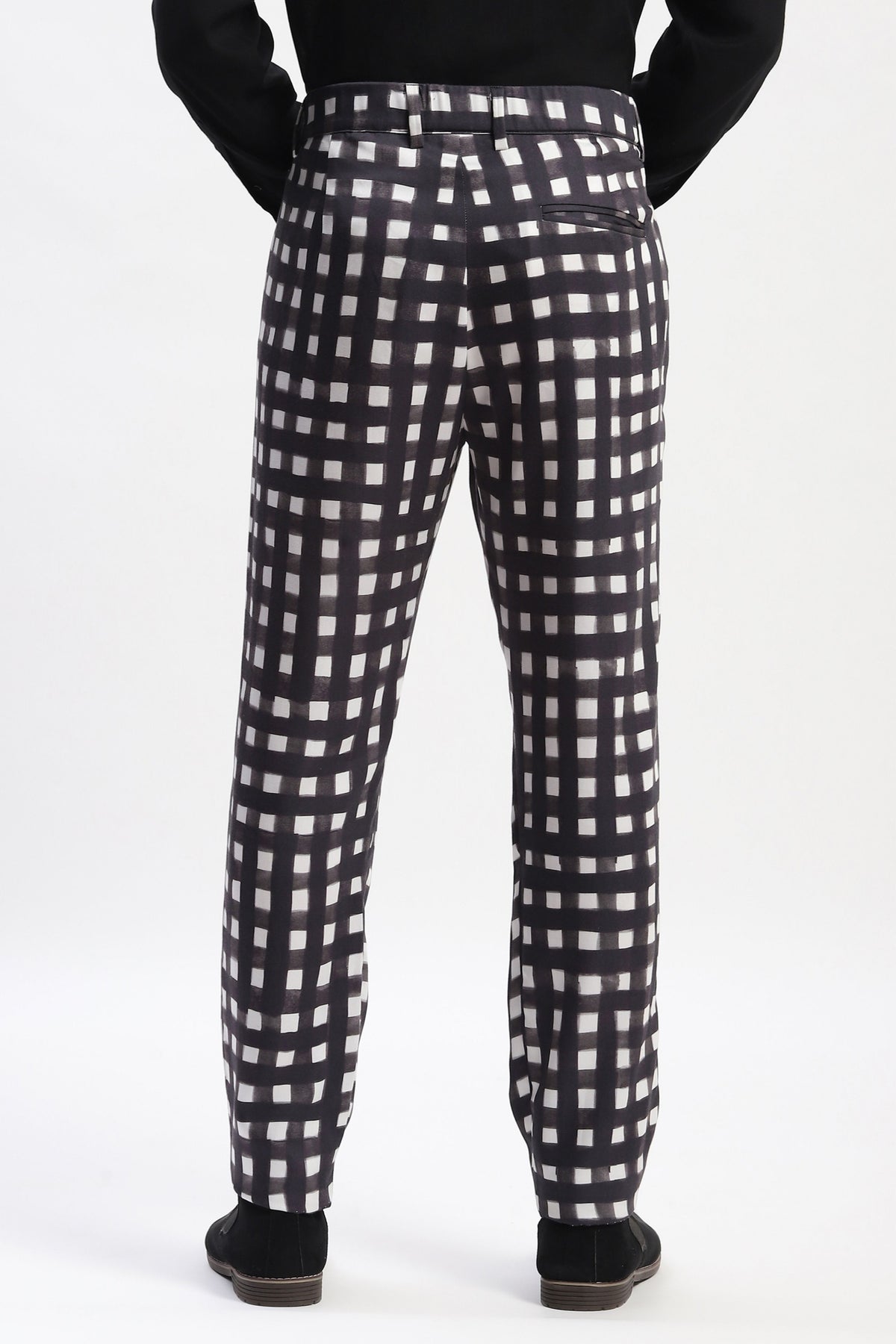 Watercolour Checks Trouser