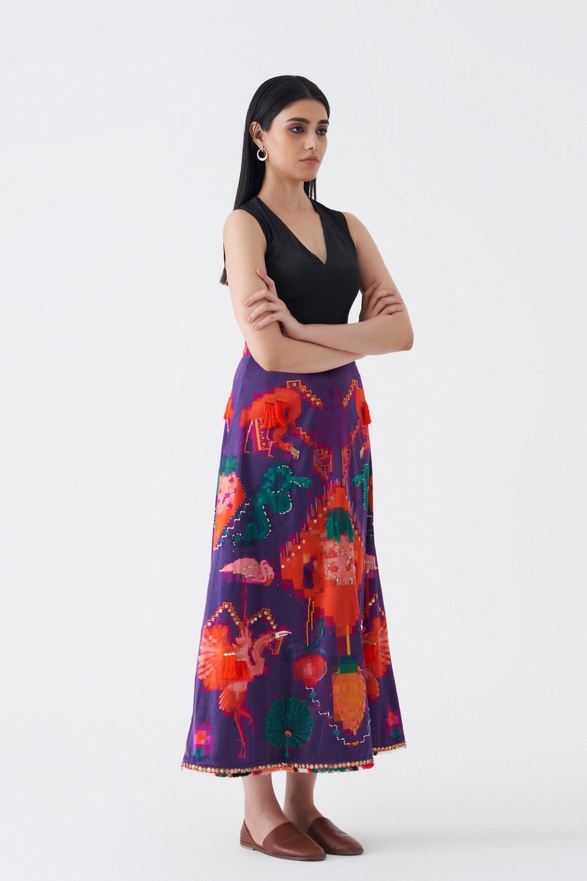 Oaxaca Morado Skirt