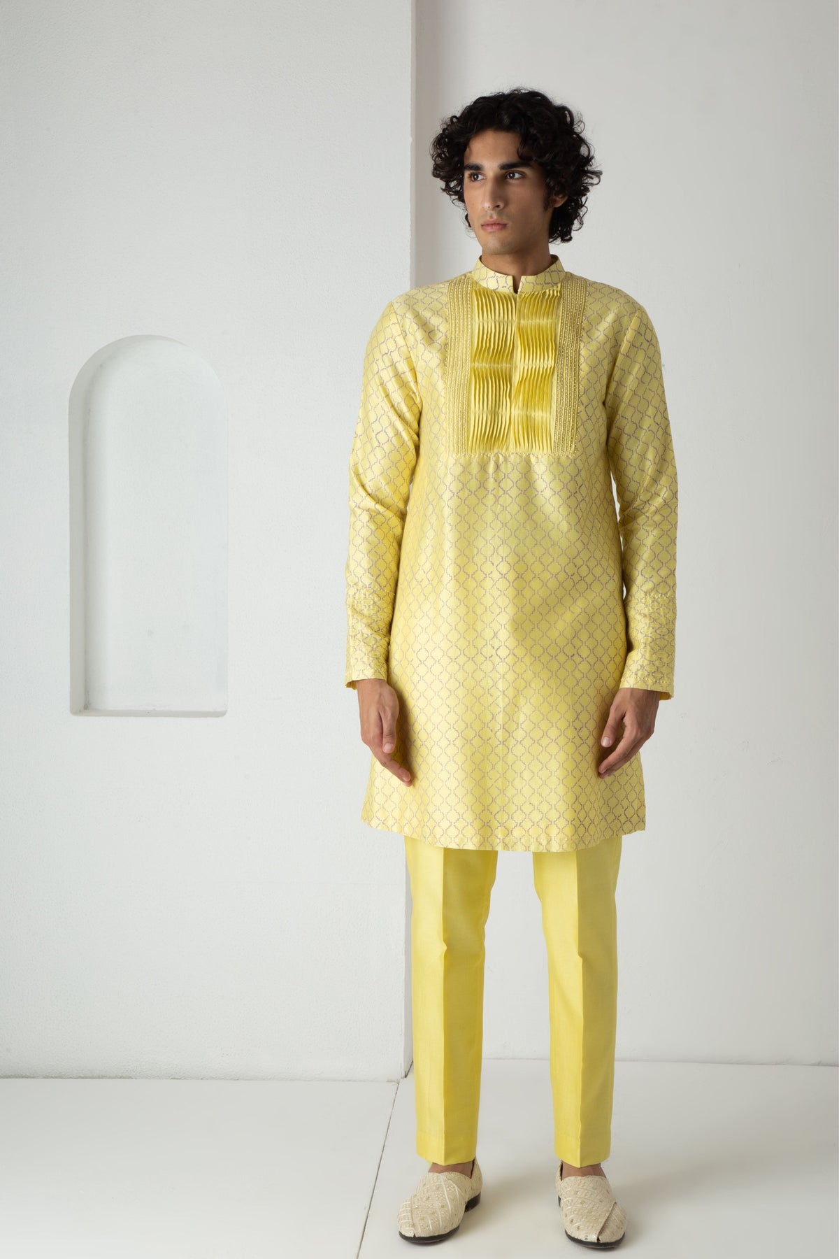 Yellow Elion Kurta Set