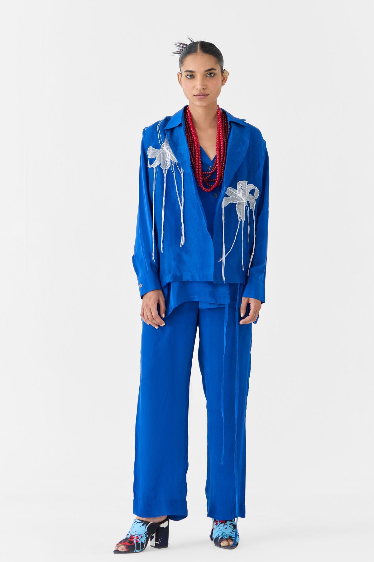 Indigo Shirt and Trousers