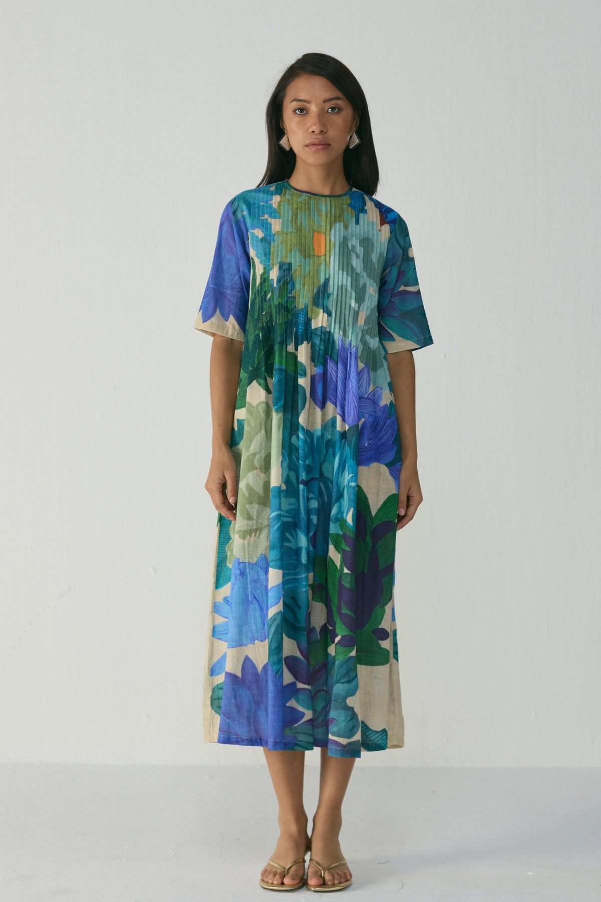 Garden Party Pintucks Dress