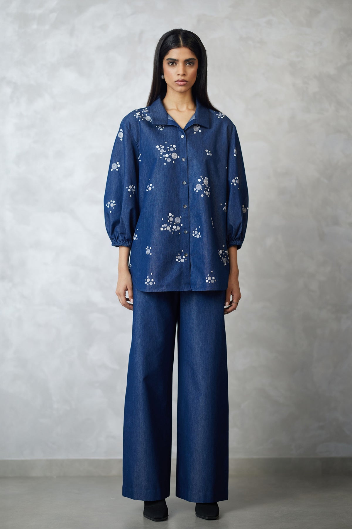 Dark Denim Blue Co-ord Set