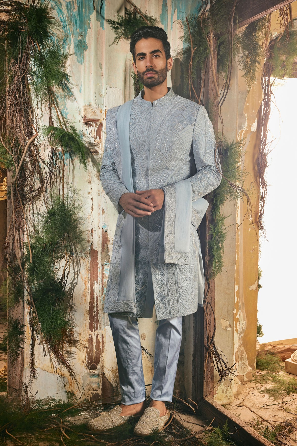 Azure Royale Sherwani Set