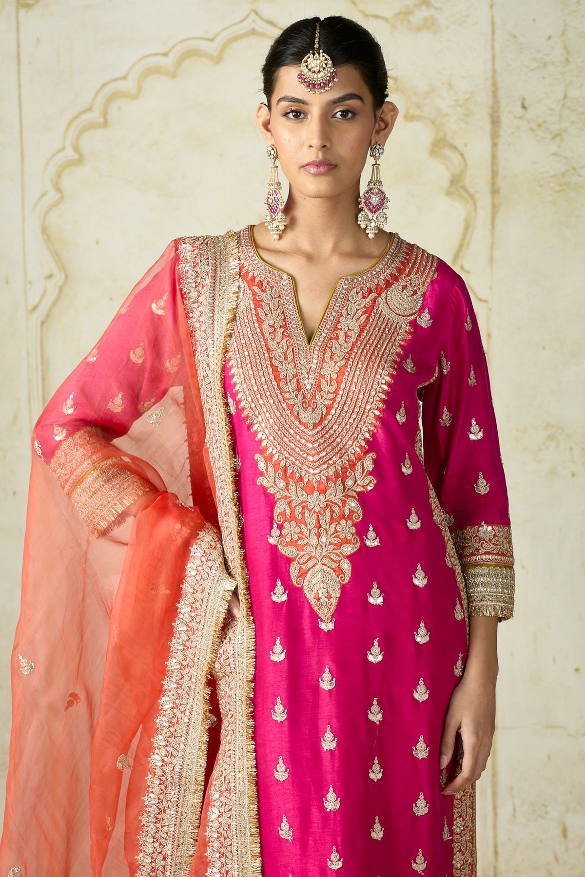 Rani Fitoor Sharara Set