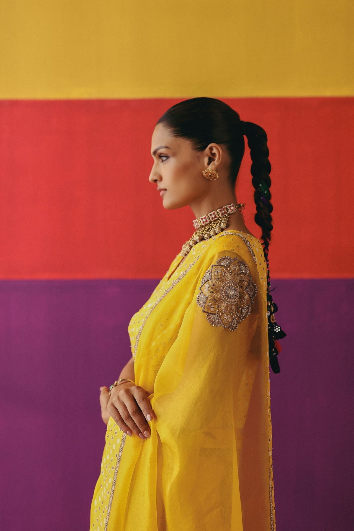 Mandala Surajmukhi Saree