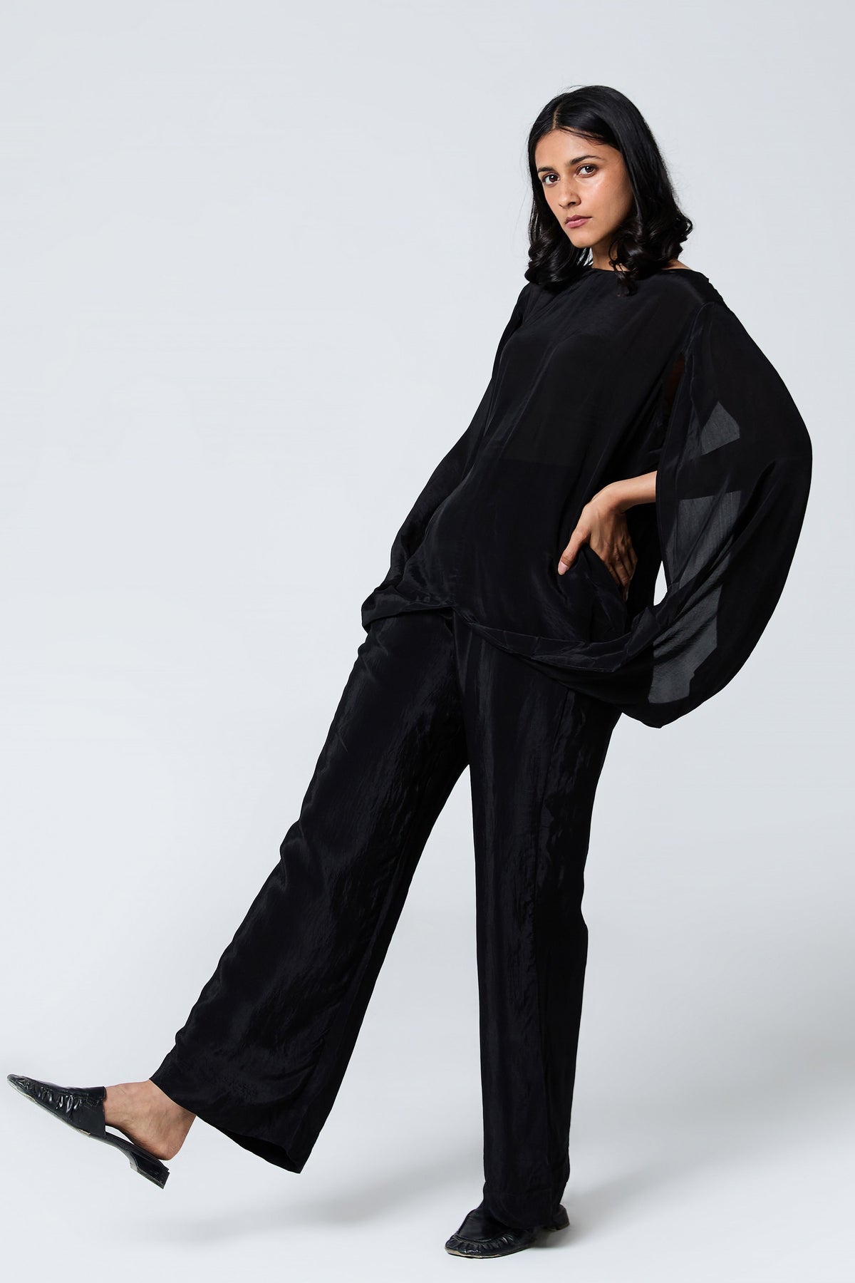 Draped Cowl Co-ord Set