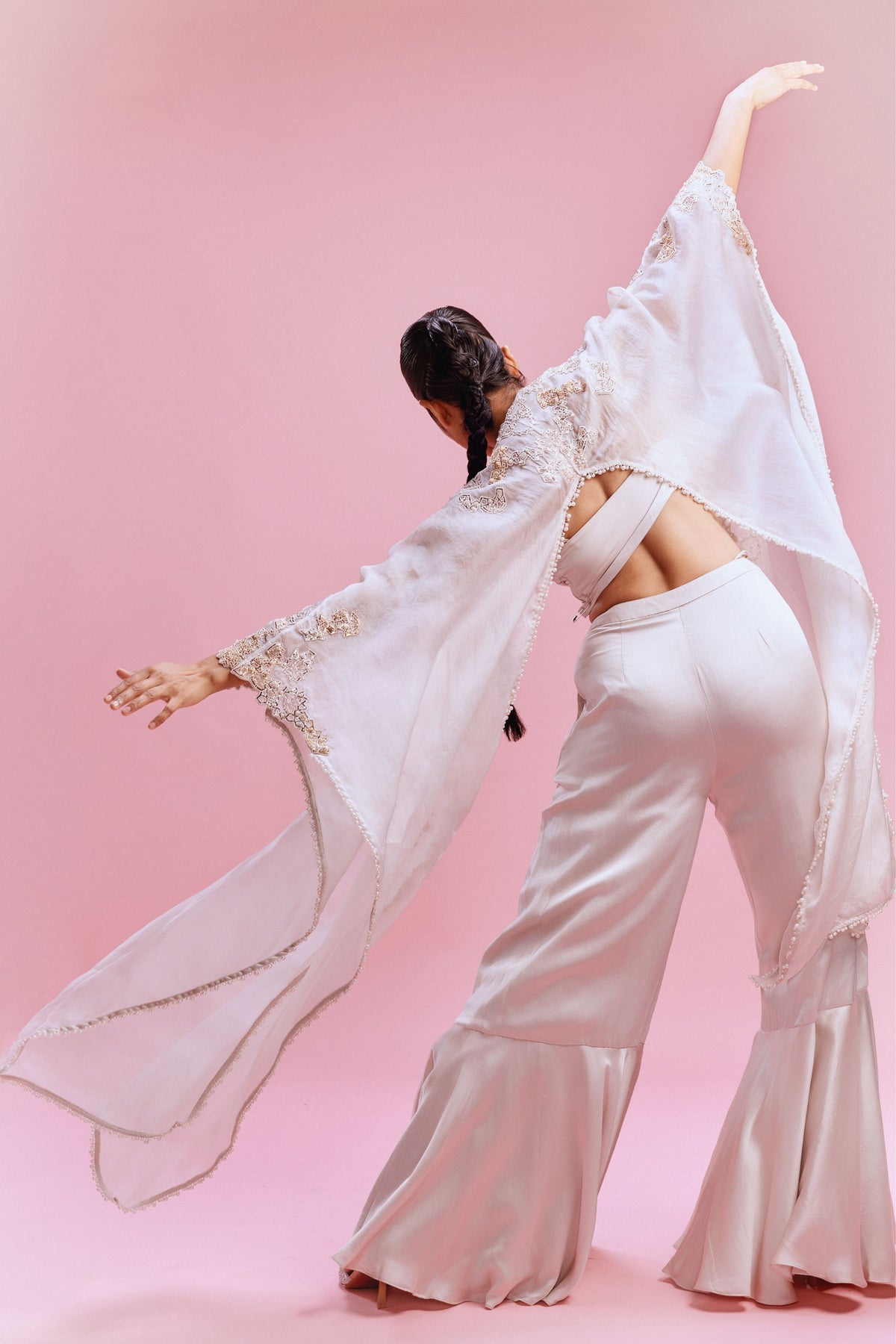Naz Ivory Cape Set