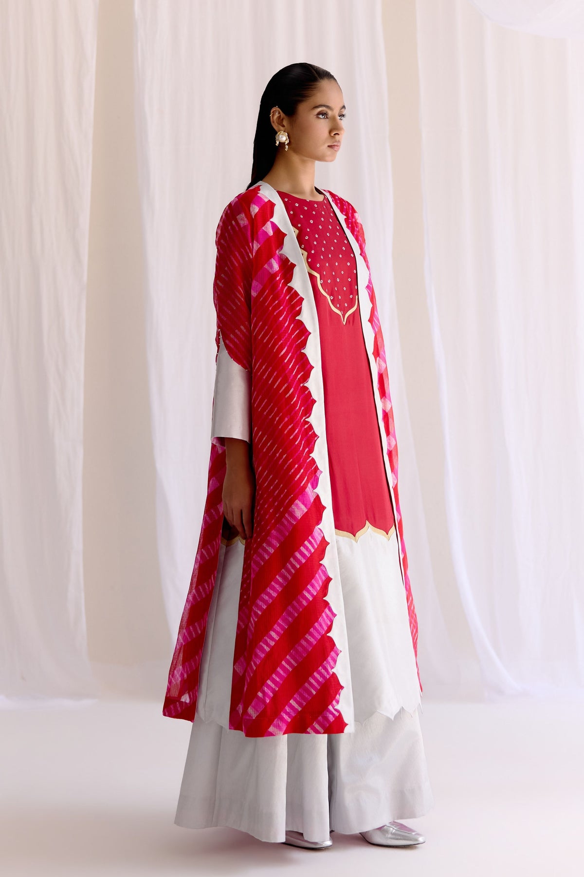 Rangmahal Lehriya Jacket